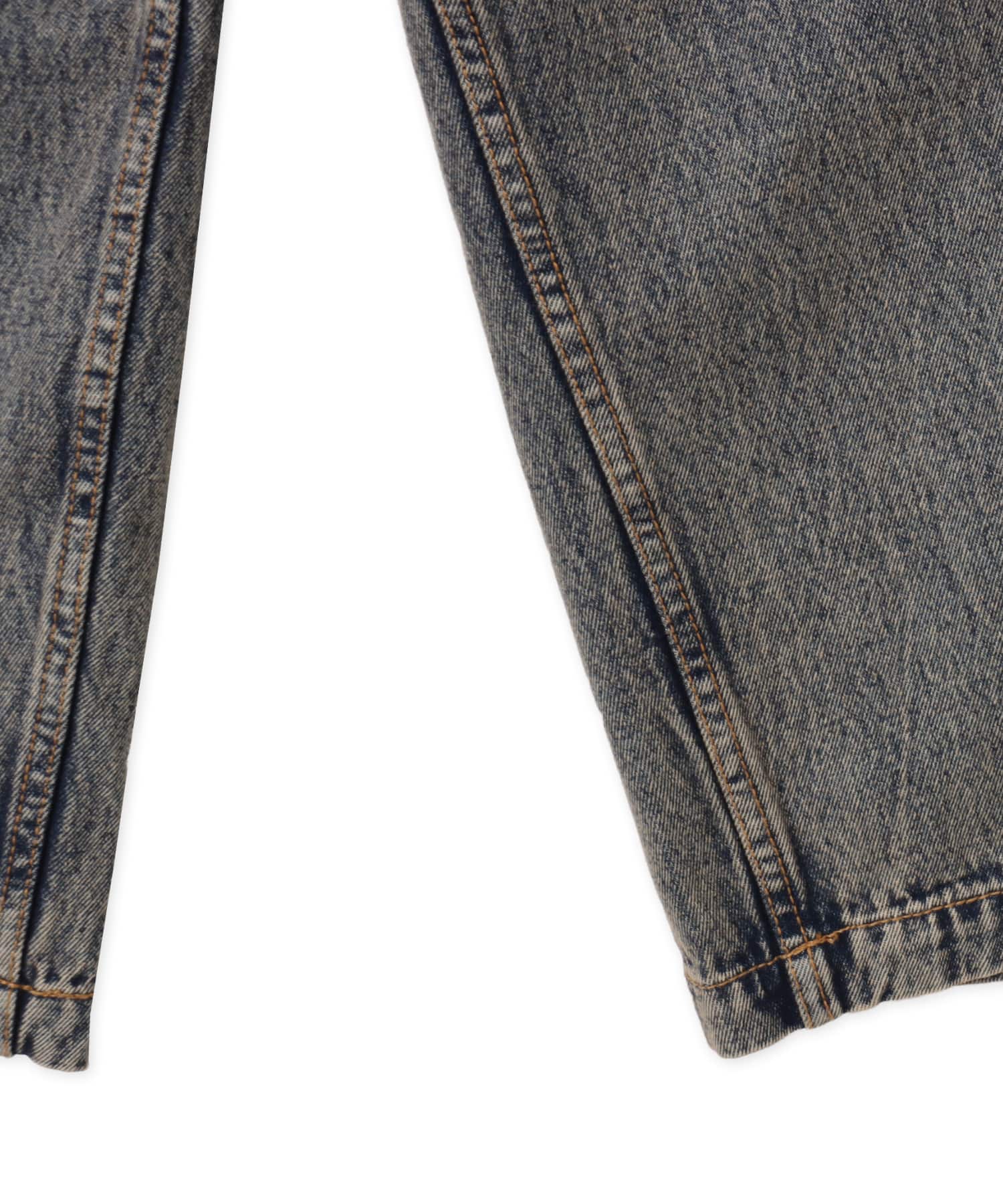 adidas ADILENIUM 5.0  DENIM JEANS カーキブラウンの画像