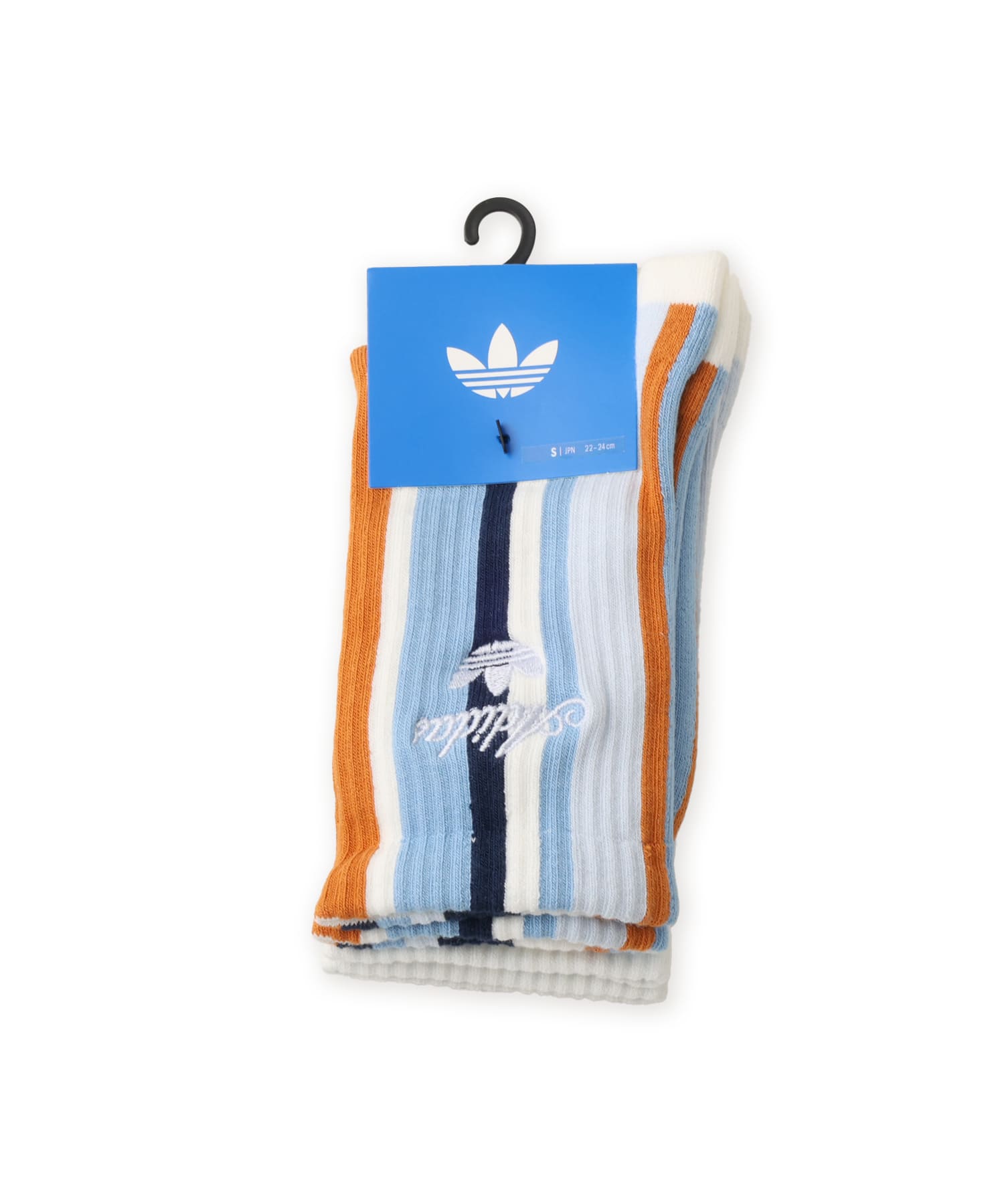adidas CREW SOCKS 2P マルチカラー/クリスタルスカイの画像