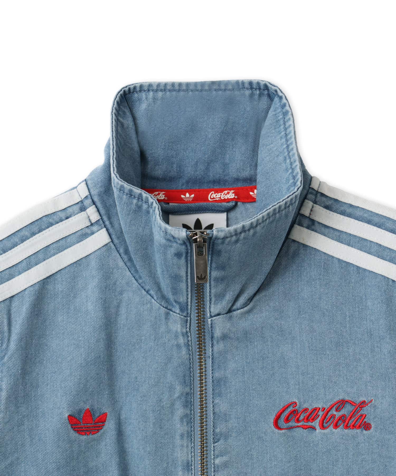 adidas COCA COLA FIREBIRD REG DENIM TRACK TOP ライトデニムの画像