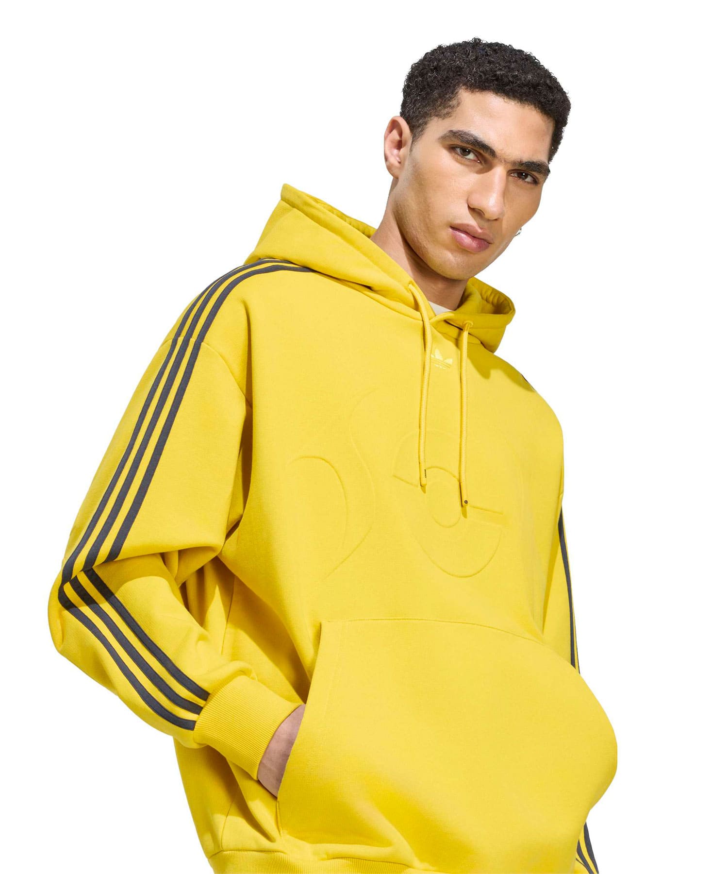 adidas POKEMON TEAMGEIST HOODIE ヘイジーイエローの画像