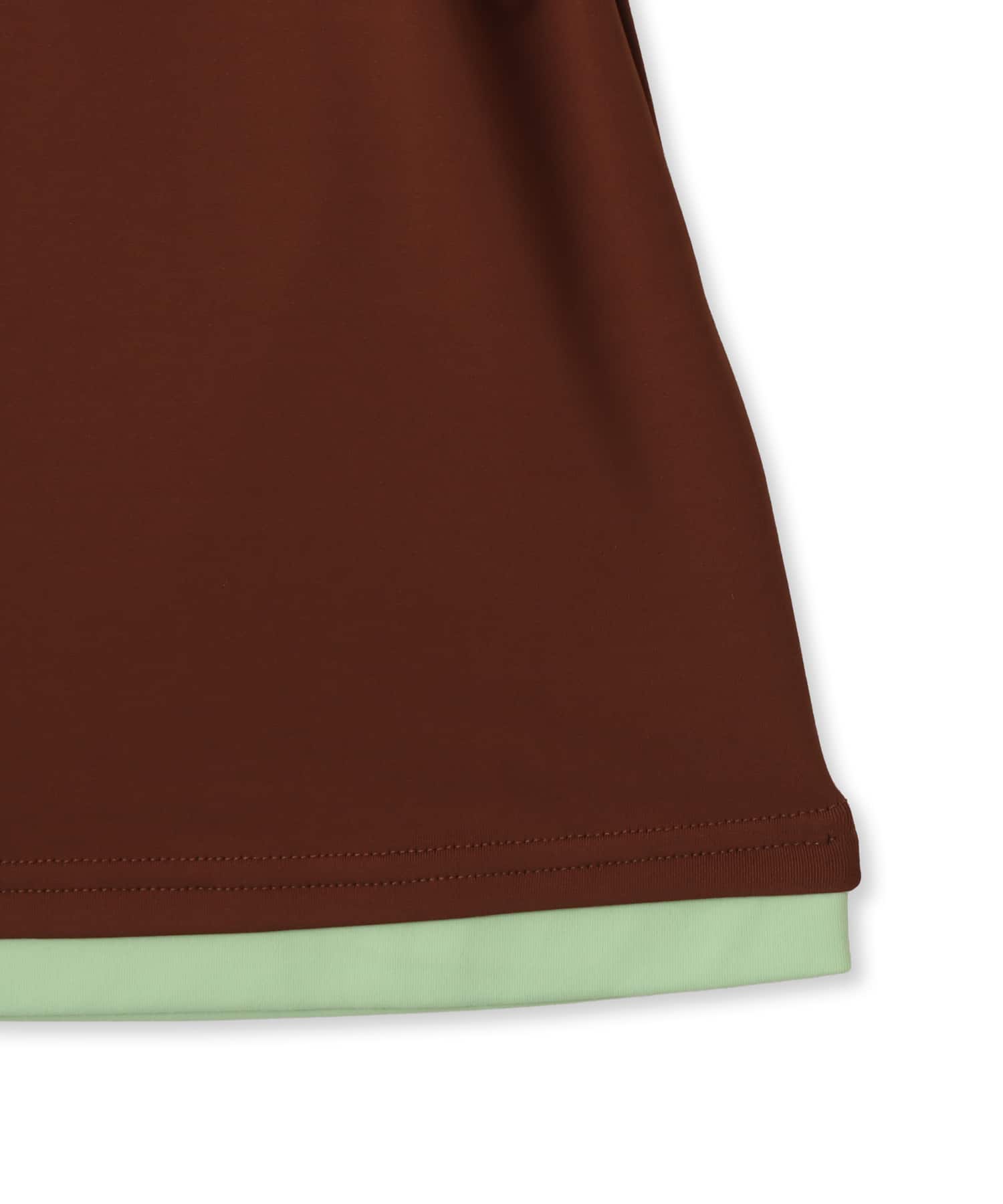 adidas SUMMER GLOW VINTAGE T-SHIRT プリラブドブラウン/セミグリーンスパークの画像