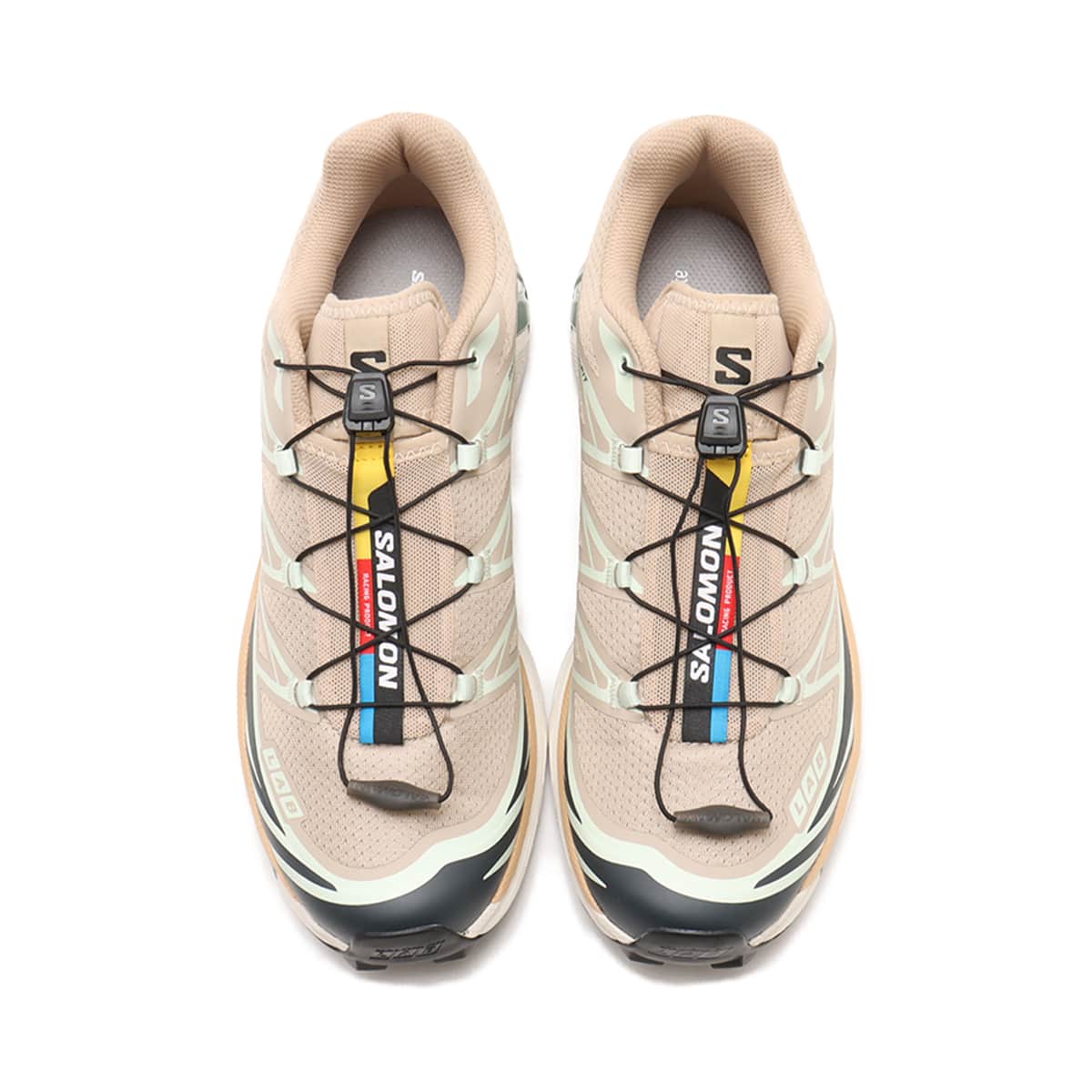 SALOMON XT-6 Oxford Tan/Carbon/Clearly Aquaの画像