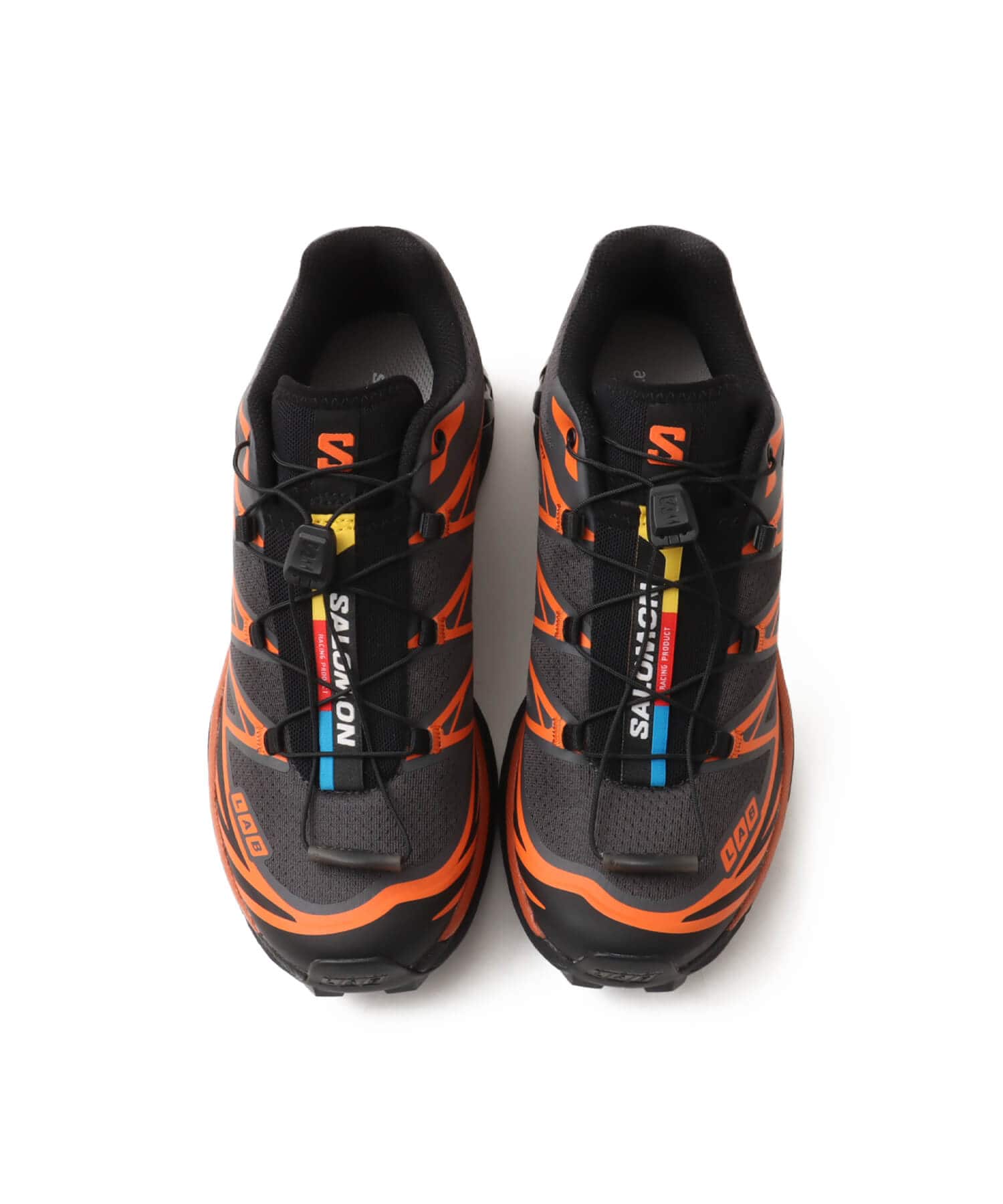 SALOMON XT-6 Asphalt/Black/Red Orangeの画像