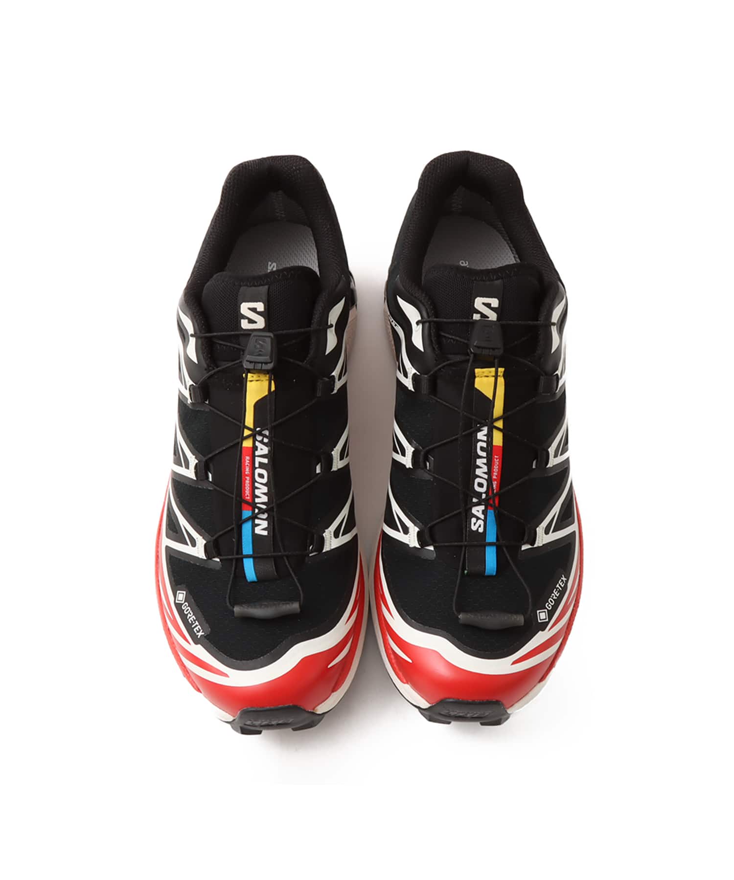 SALOMON XT-6 GTX Black/Flame Scarlet/Vanilla Iceの画像
