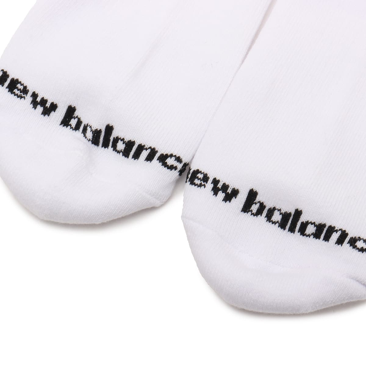 New Balance Stripe Mid Calf Socks 3P ホワイト/ブラックの画像