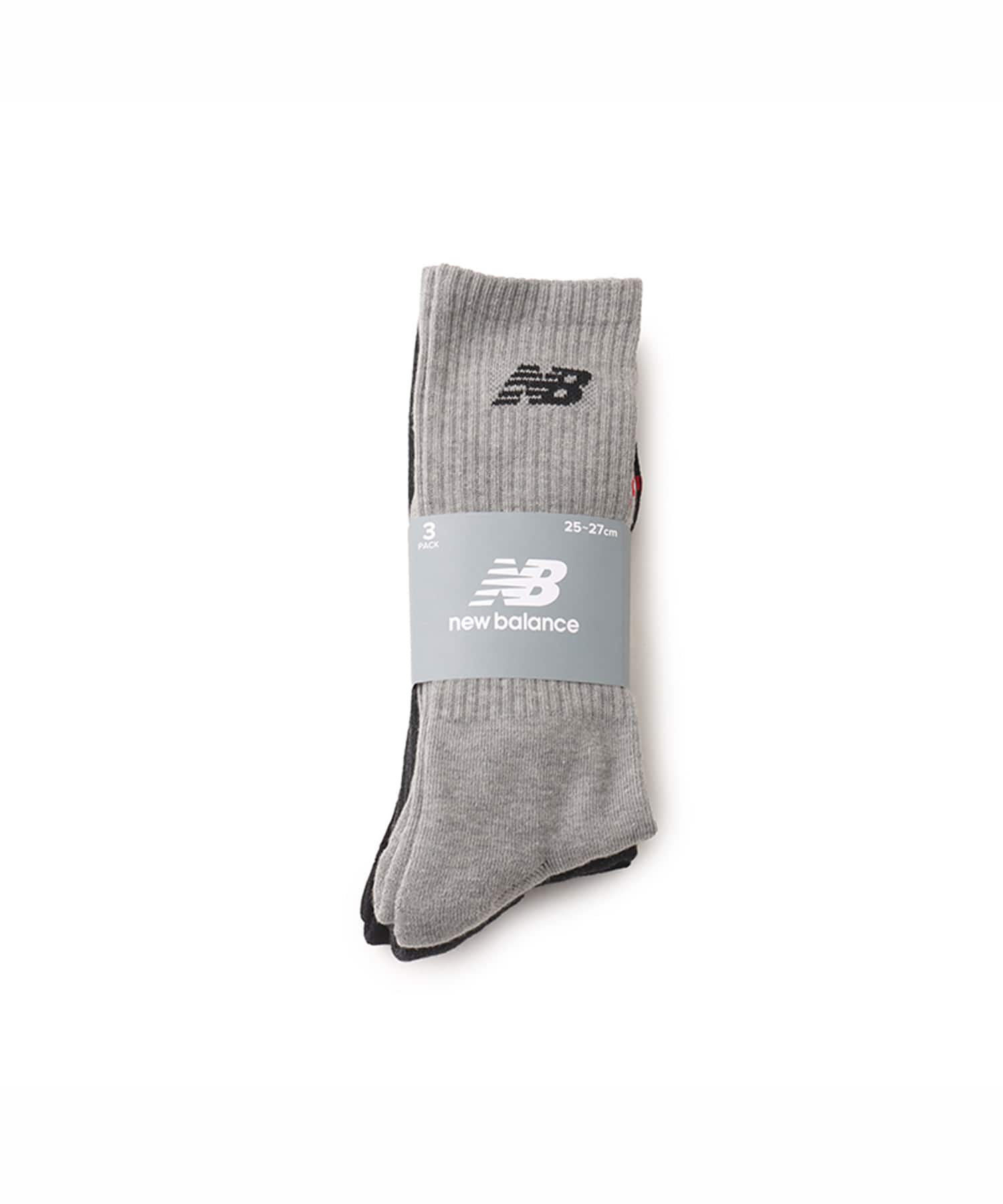 New Balance REGULAR LENGTH 3 PACK SOCKS アソートカラー1の画像