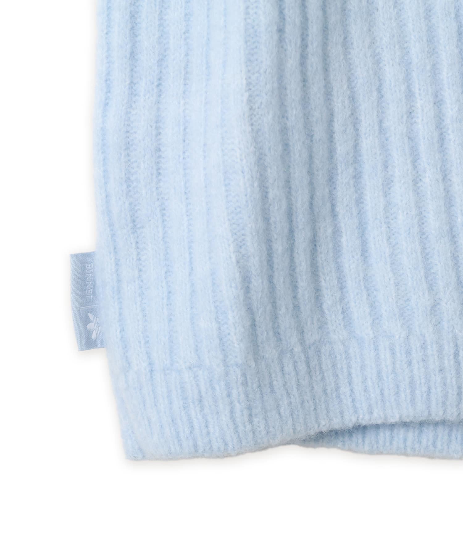 adidas JENNIE KNITTED WRAP AROUND CARDIGAN ワンダーブルーの画像