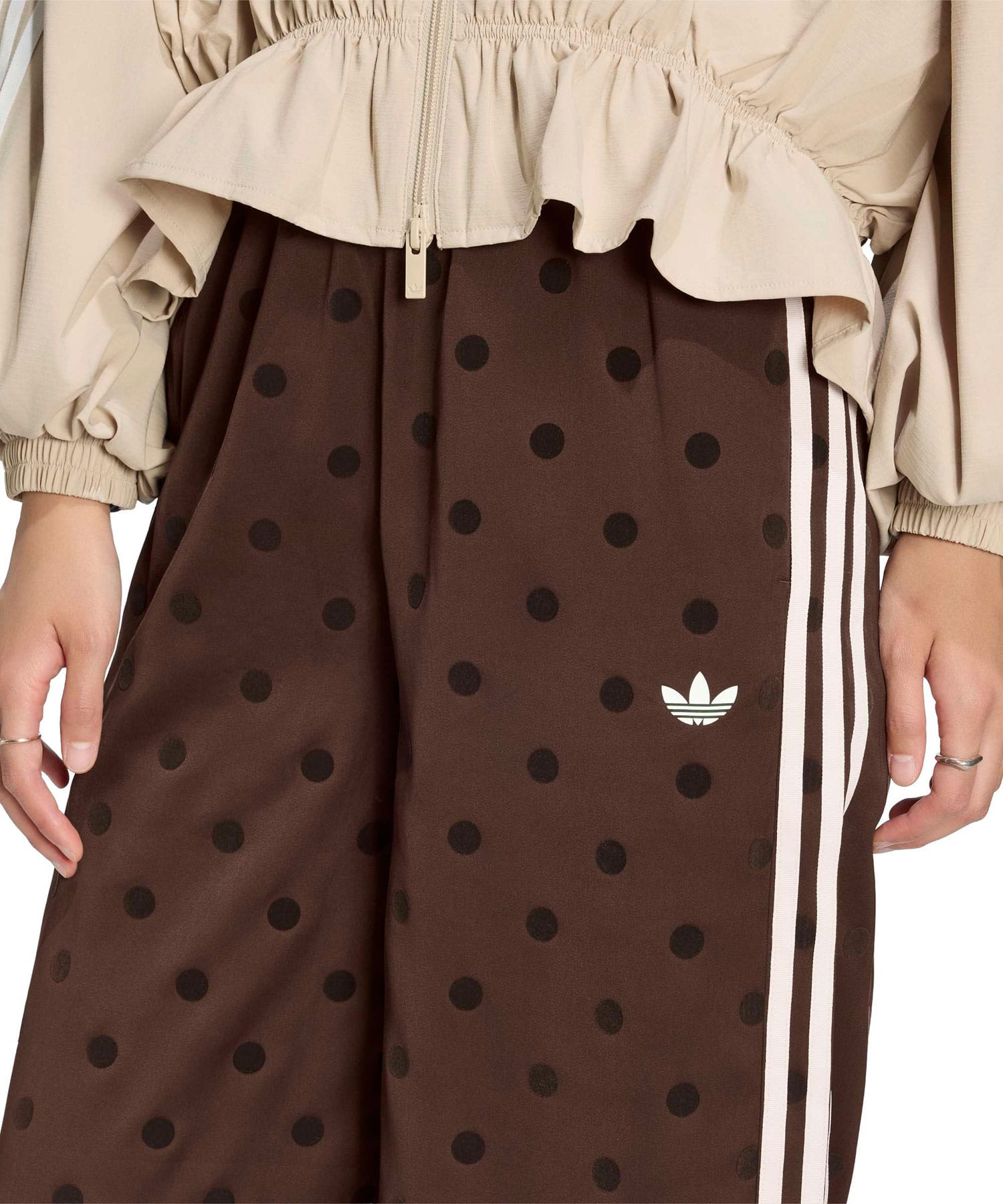adidas SATIN POLKA DOTS WIDE LEG PANT オーバーンの画像