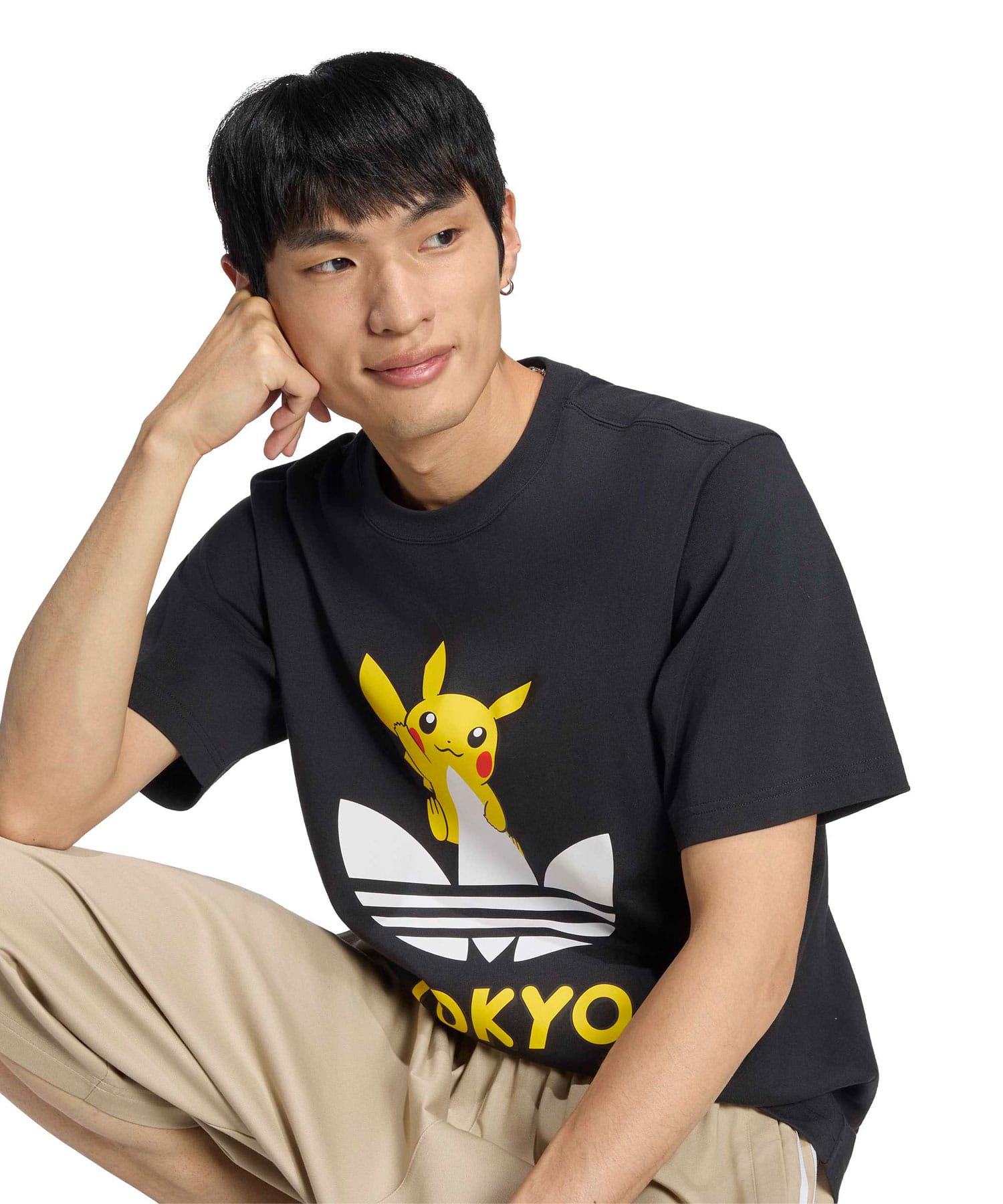 adidas POKEMON TEE TOKYO3 BLACKの画像