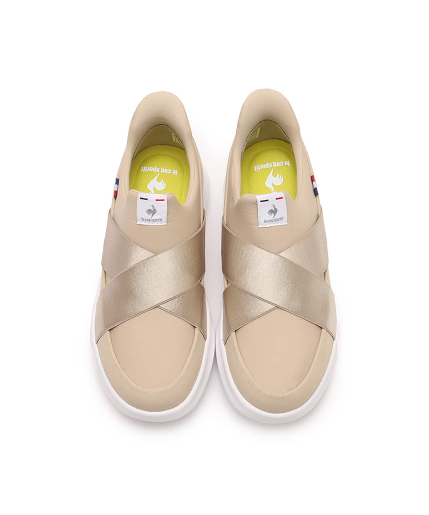 le coq sportif MARNE DBSP SI ベージュ / ホワイトの画像