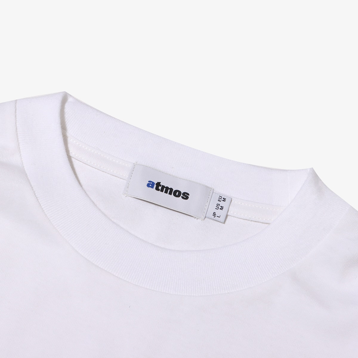 atmos Shop list logo LS T-shirts WHITEの画像