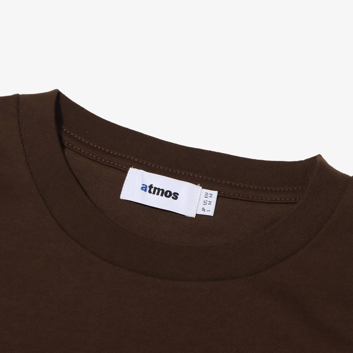 atmos PATCH LOGO LS T-Shirts BROWNの画像