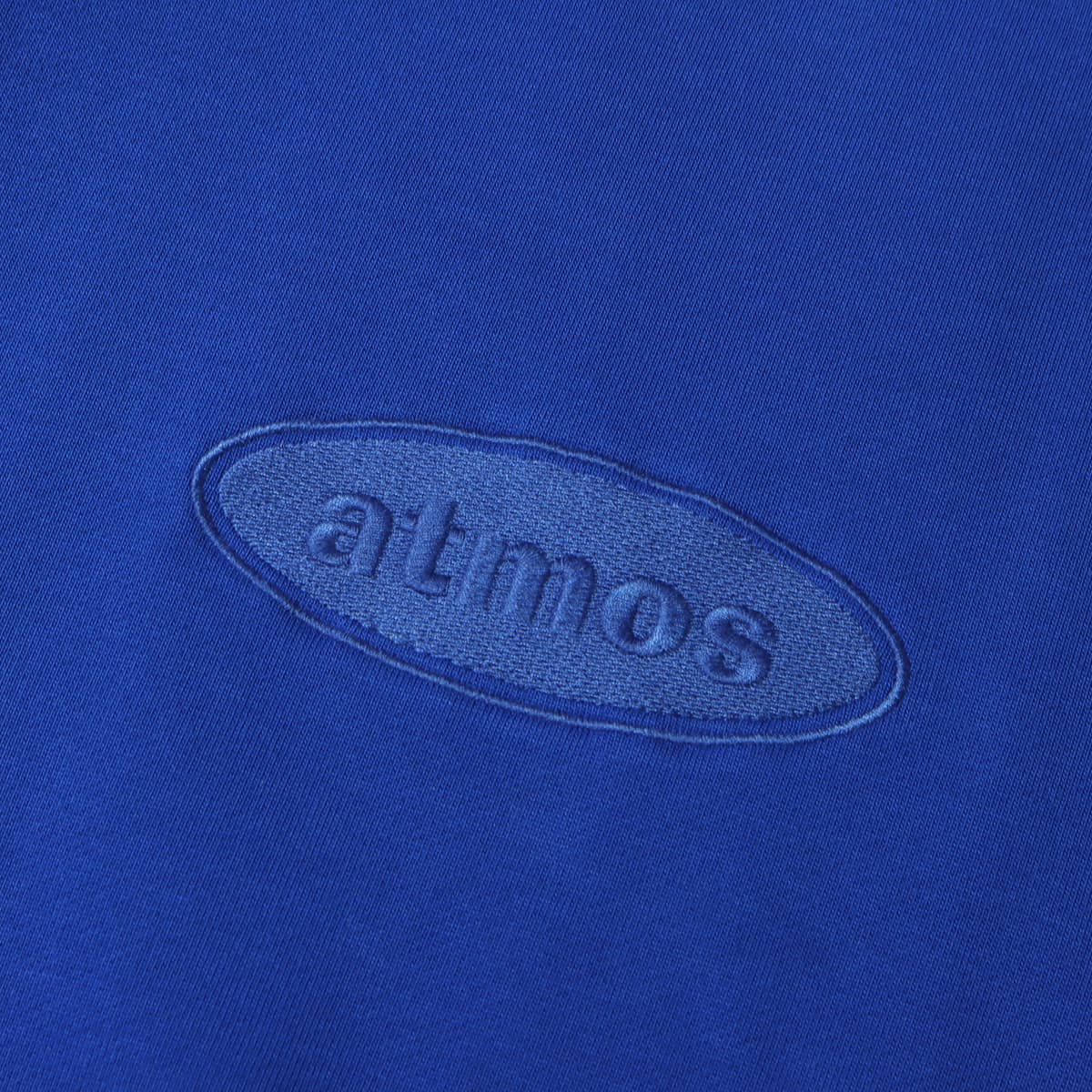 atmos Oval Logo Crewneck Sweatshirt BLUEの画像