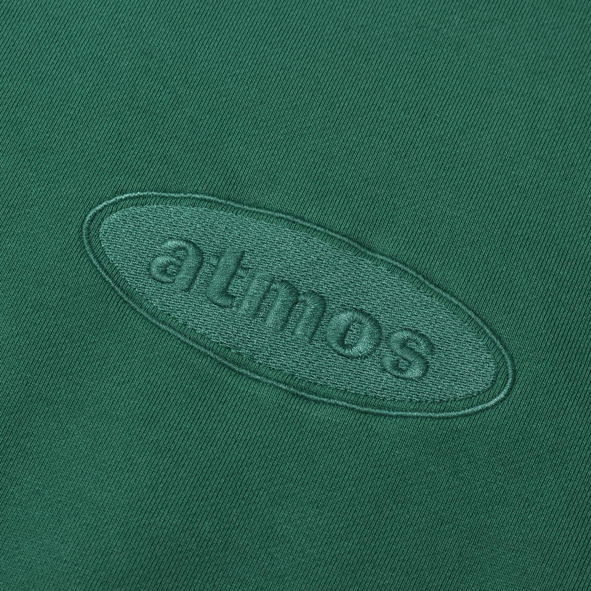 atmos Oval Logo Crewneck Sweatshirt GREENの画像