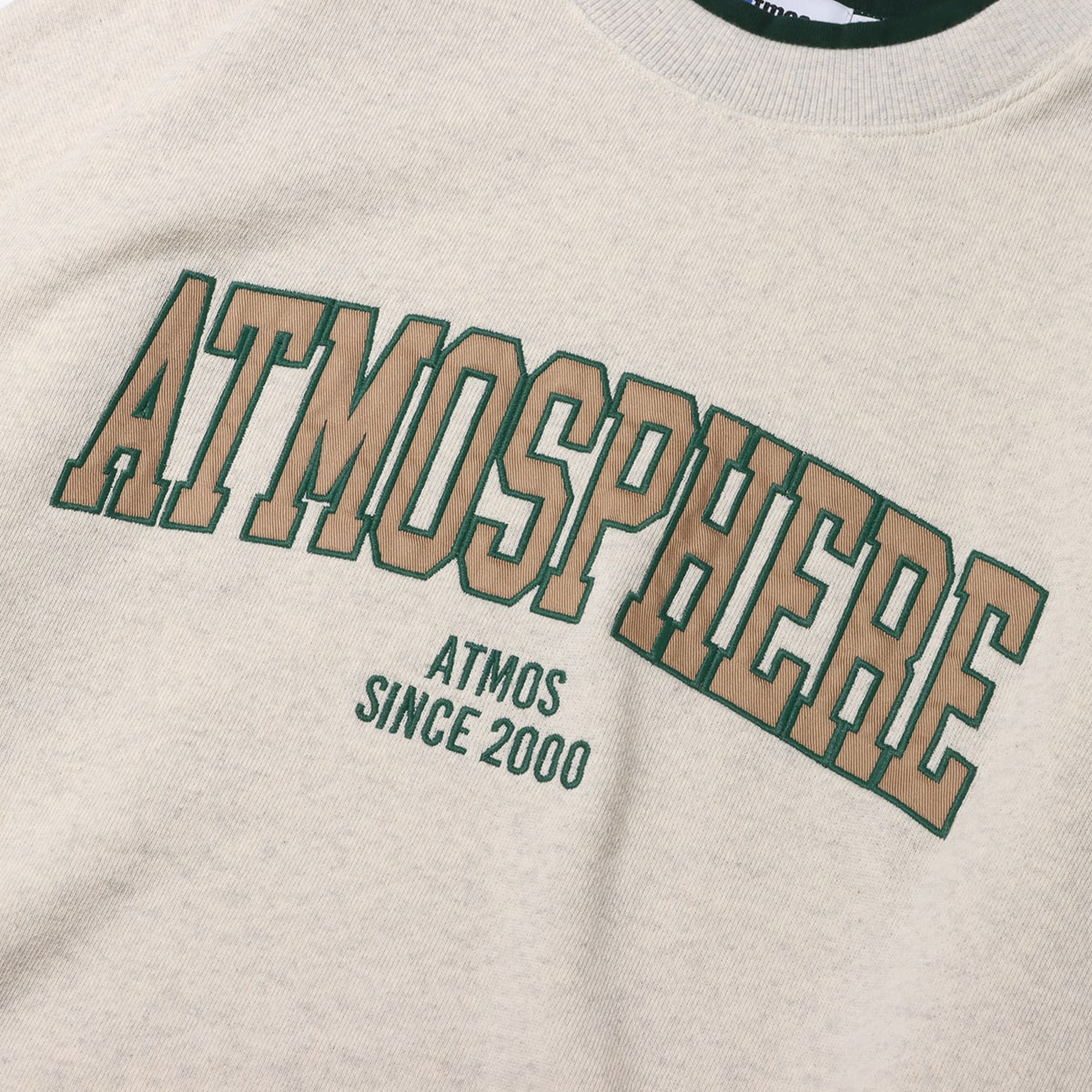 atmos Vintage college logo Sweatshirt OFF WHITE（アトモス