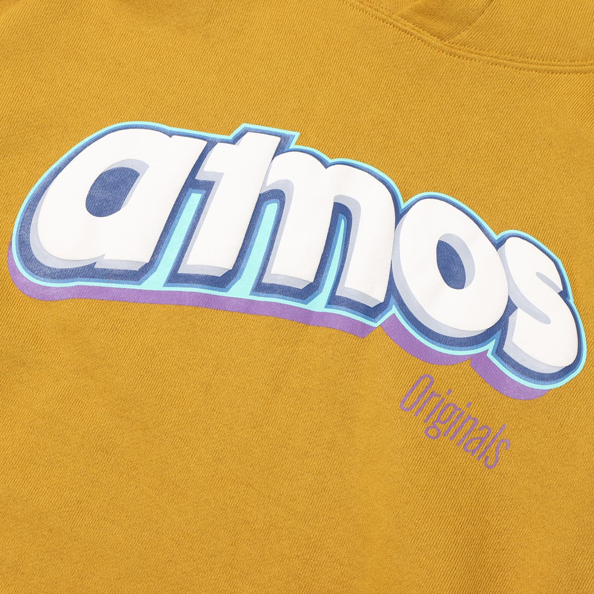 atmos LOGO Hooded Sweatshirt ORANGEの画像