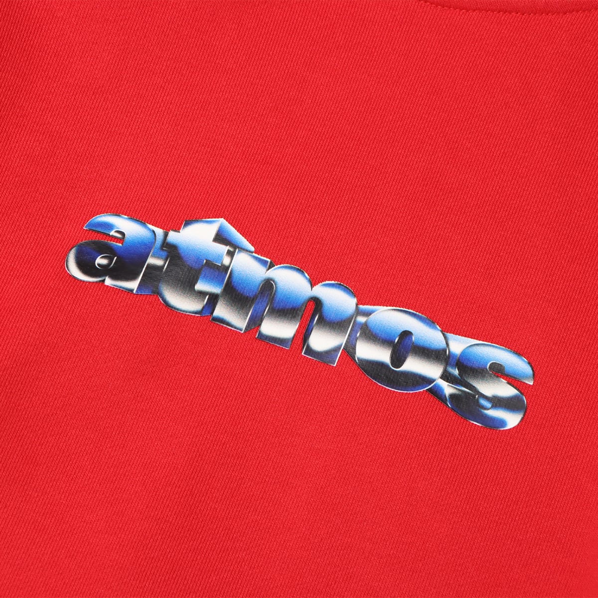 atmos FRONT LOGO Hooded Sweatshirt REDの画像