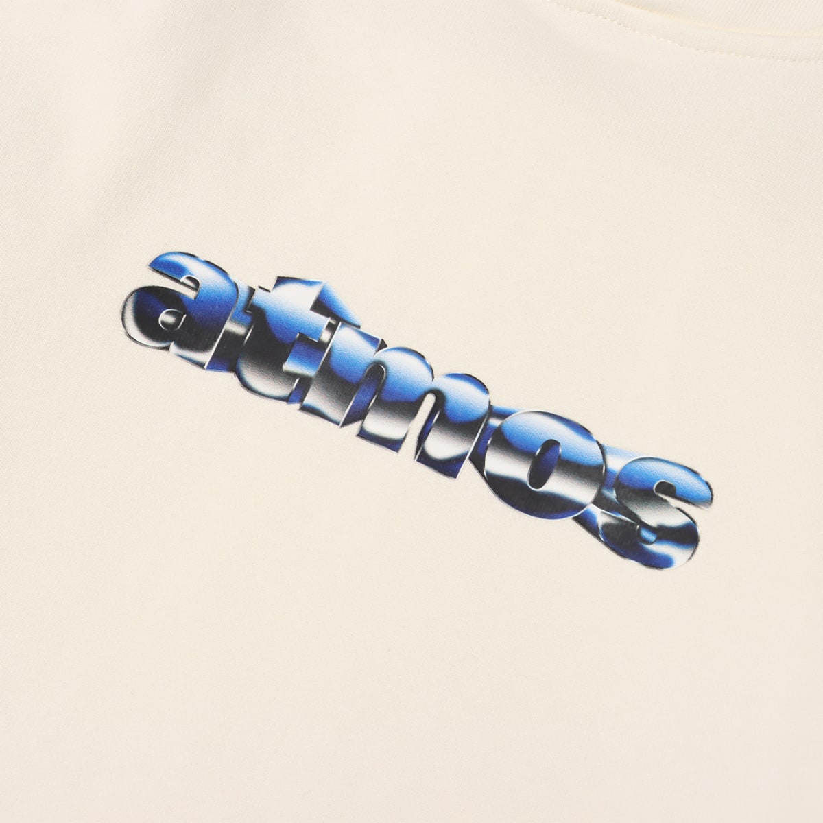 atmos FRONT LOGO Hooded Sweatshirt WHITEの画像