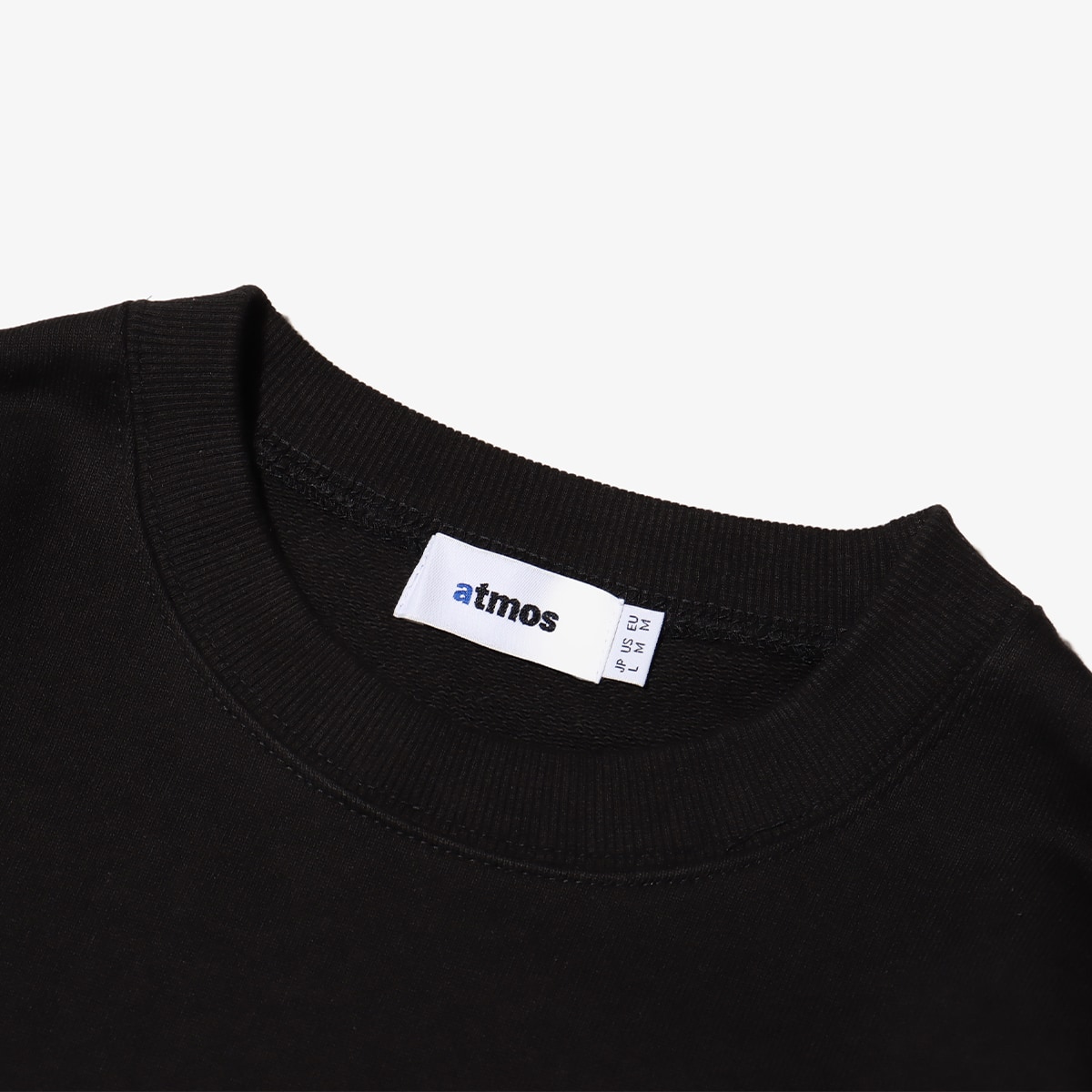atmos Circle Logo Crewneck Sweatshirt BLACKの画像