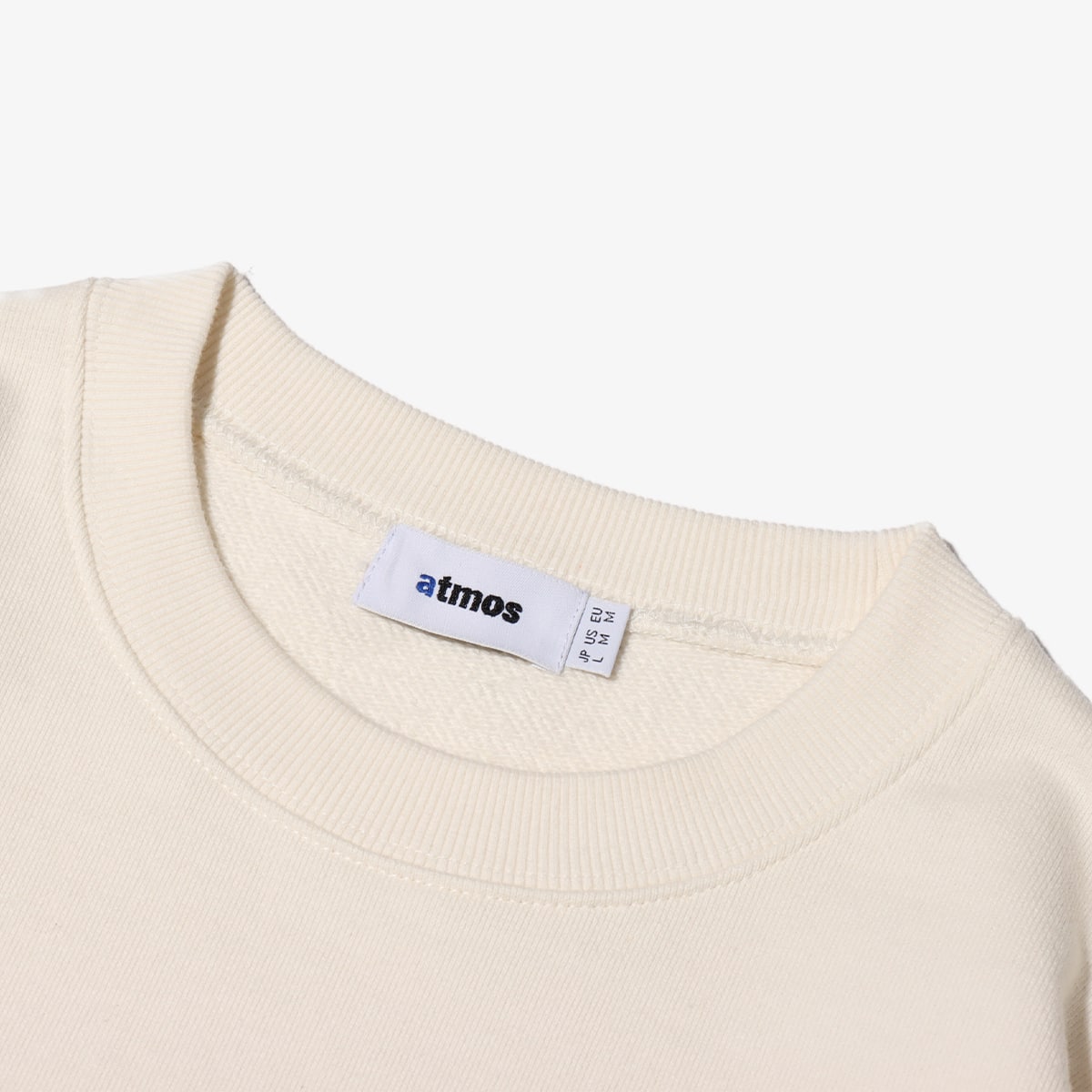 atmos Circle Logo Crewneck Sweatshirt WHITEの画像