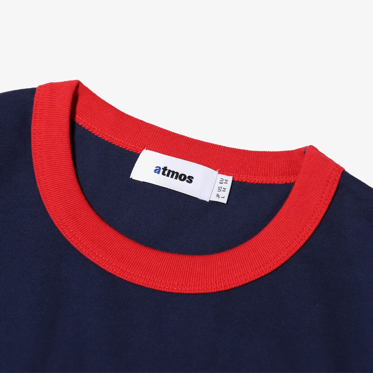 atmos Ringer T-shirt NAVYの画像