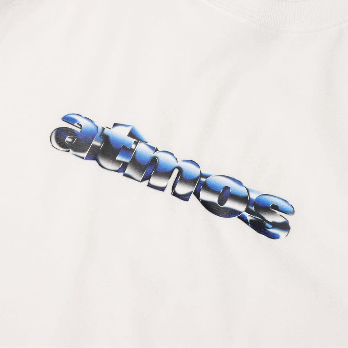 atmos FRONT LOGO T-shirt WHITEの画像