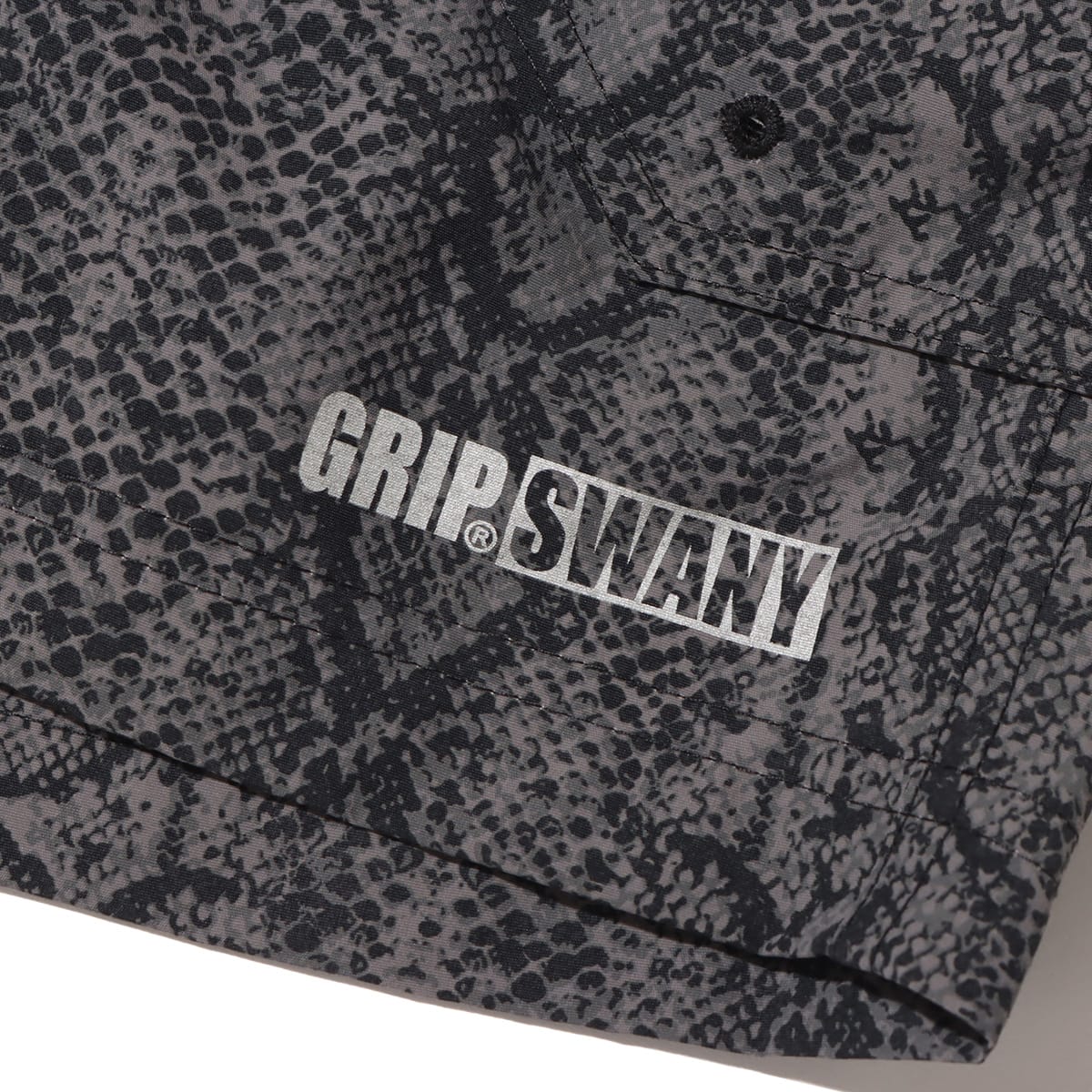 GRIP SWANY × atmos GEAR BUGGY SHORTS PYTHON GREY