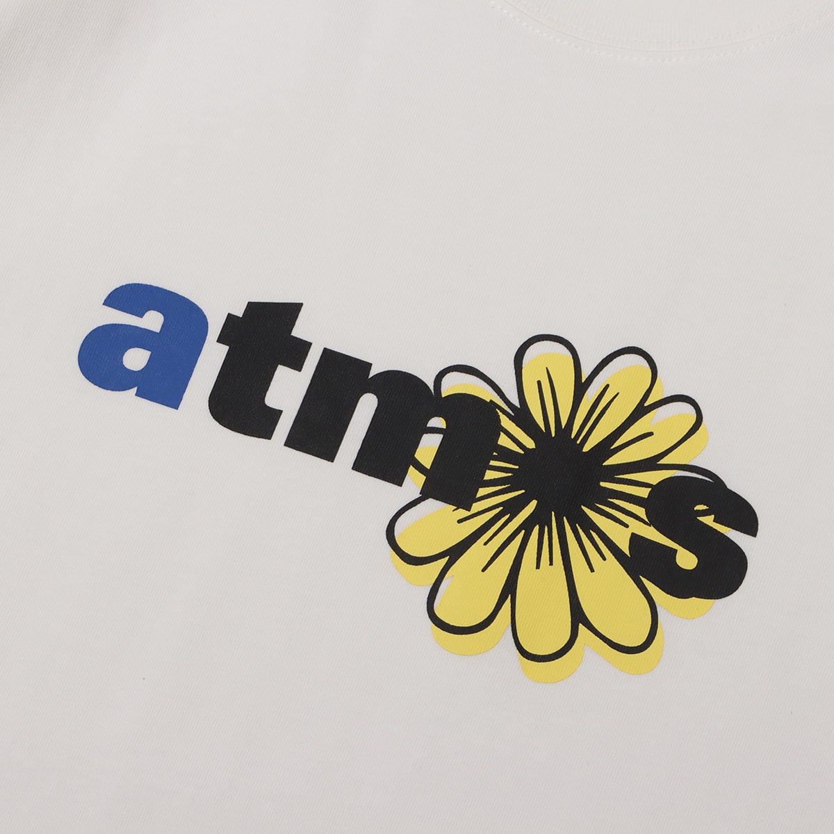 atmos Flower Logo T-shirts WHITEの画像