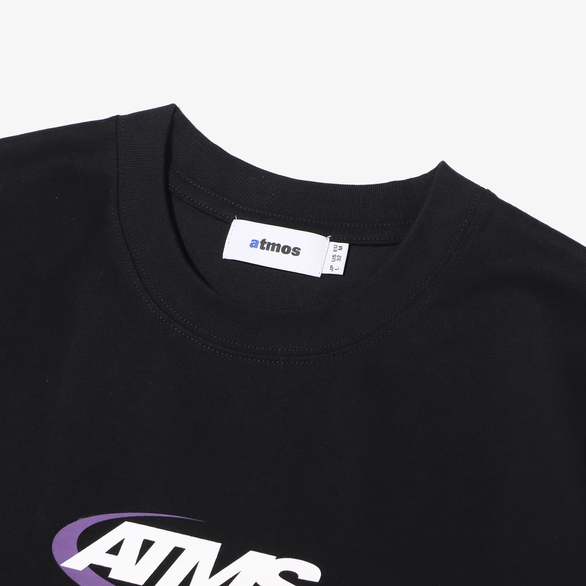 atmos Logo T-shirt "ATMS" BLACKの画像