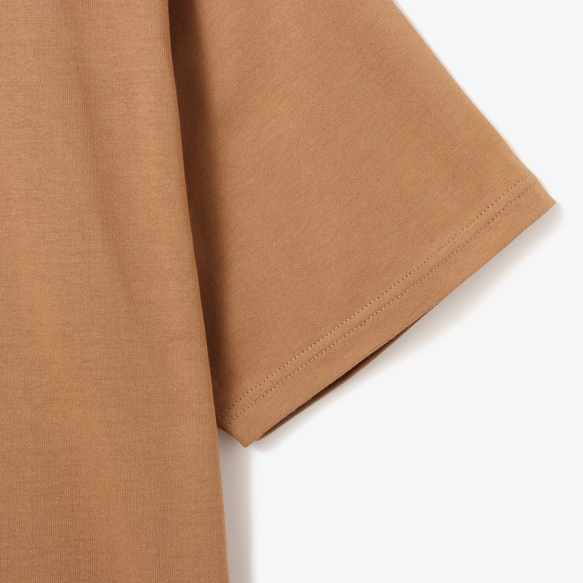 atmos PATCH LOGO SS T-Shirt BROWN の画像