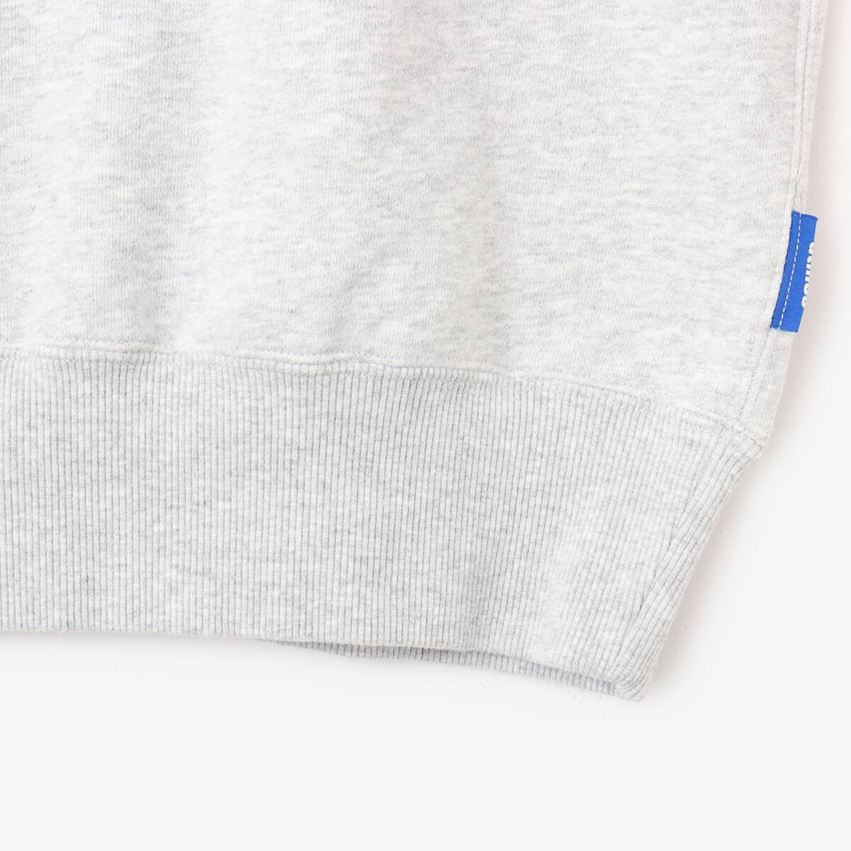 atmos Flocky Print Sweatshirt GRAY の画像