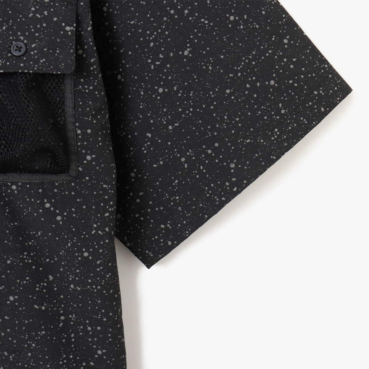 GRIP SWANY x atmos CAMP SHIRT BLACKの画像