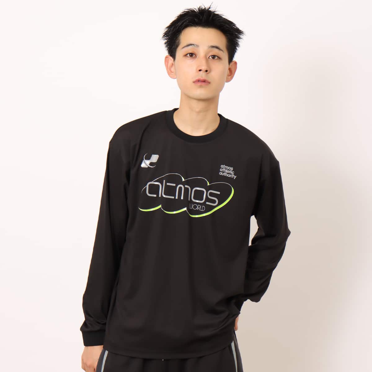 atmos Rash Guard Shirt BLACK の画像