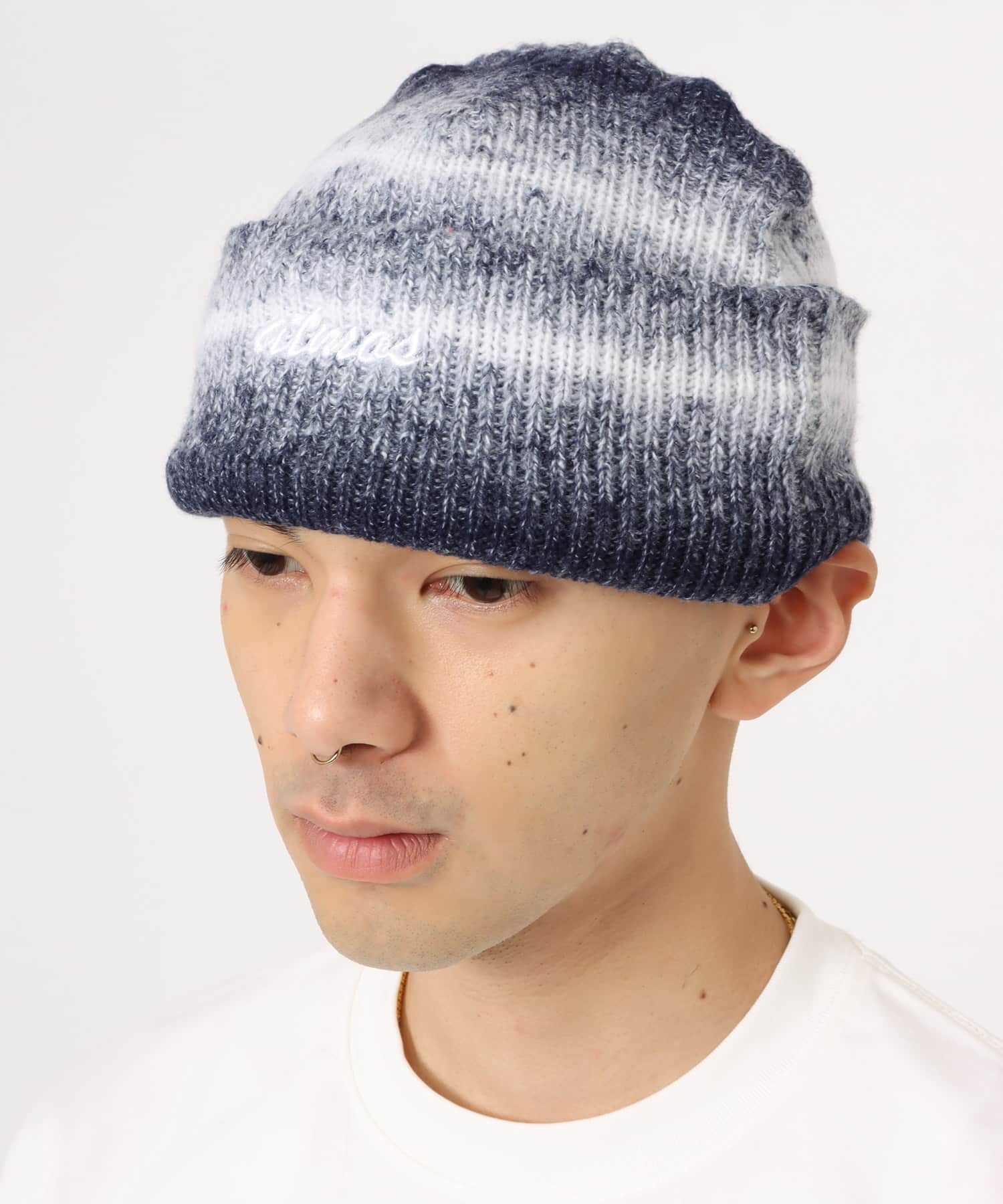 atmos Gradation Beanie BLUEの画像