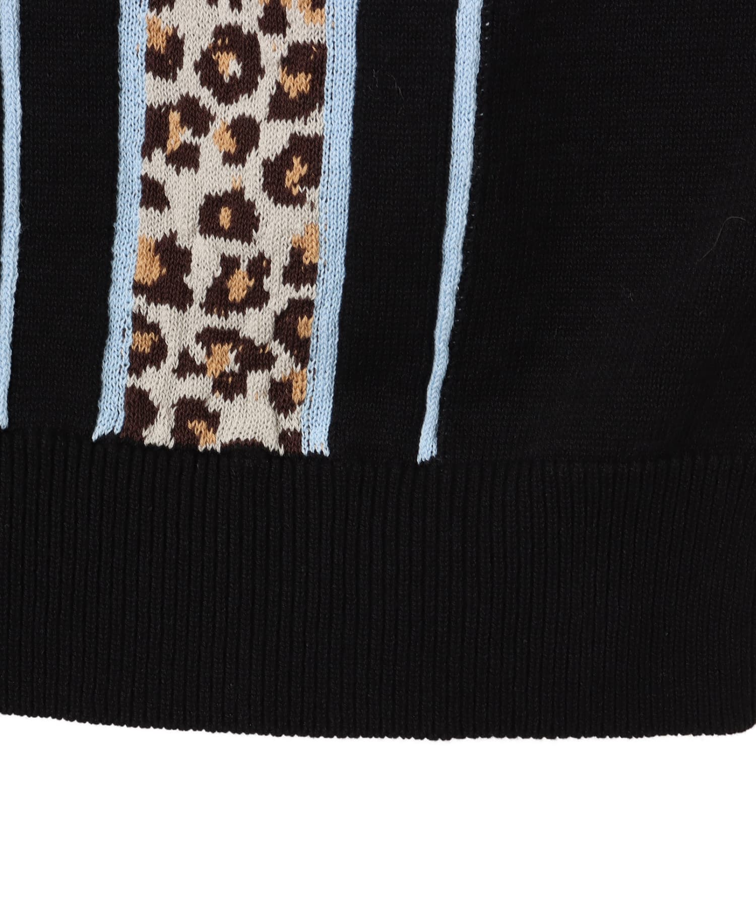 atmos Knit LS Rugby Shirt BLACKの画像