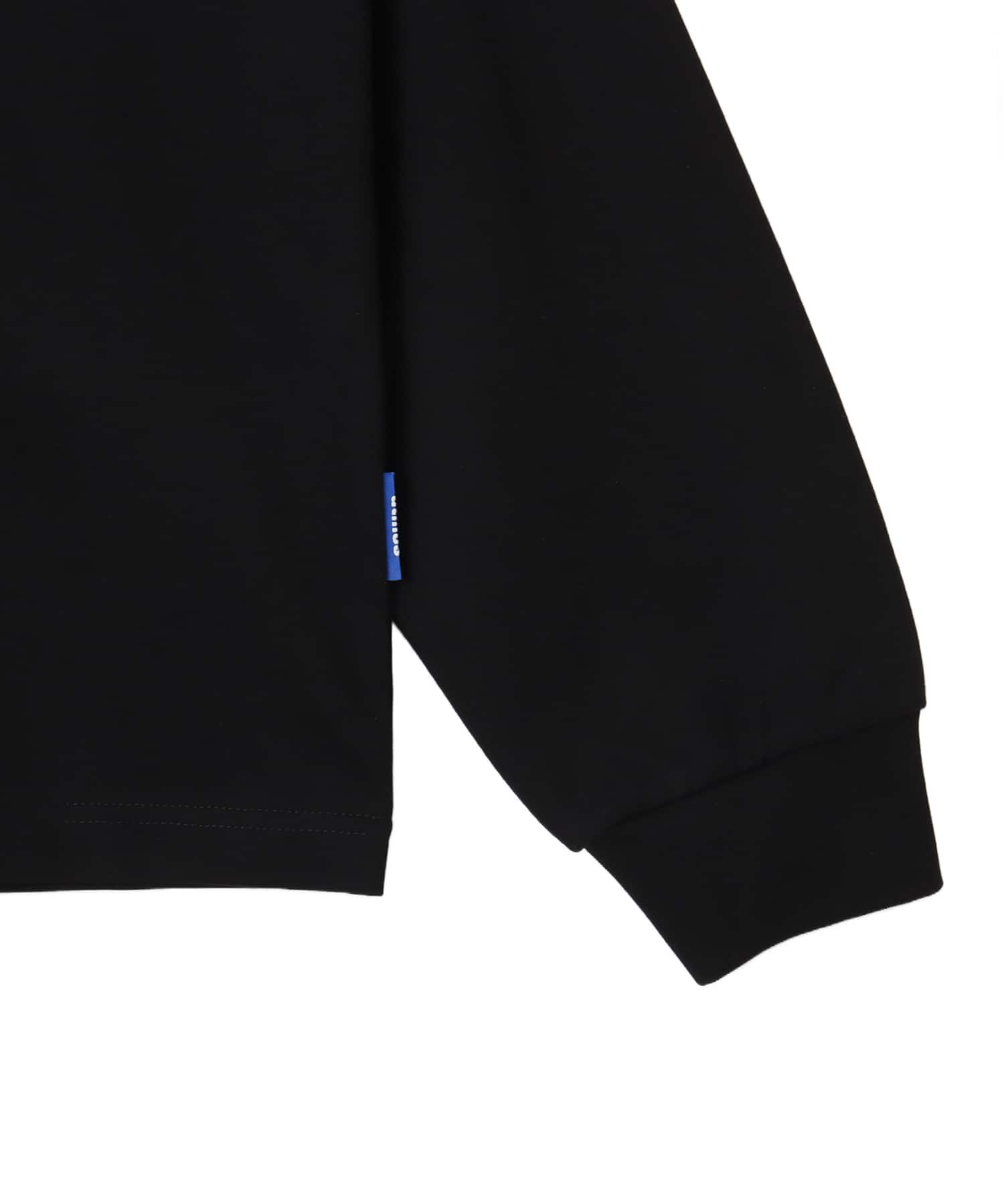 atmos Emblem Logo LS T-shirt BLACKの画像