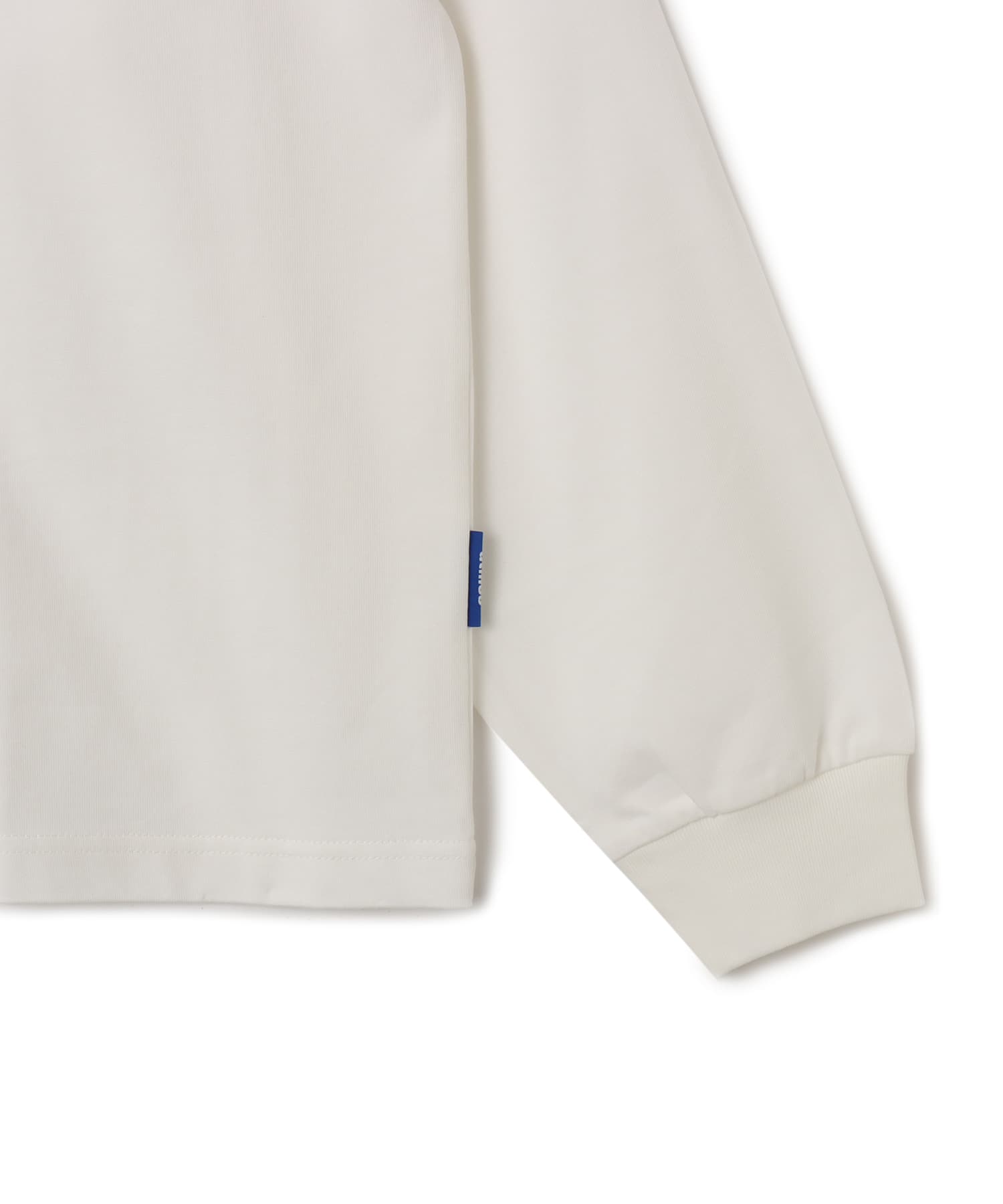 atmos Emblem Logo LS T-shirt WHITEの画像