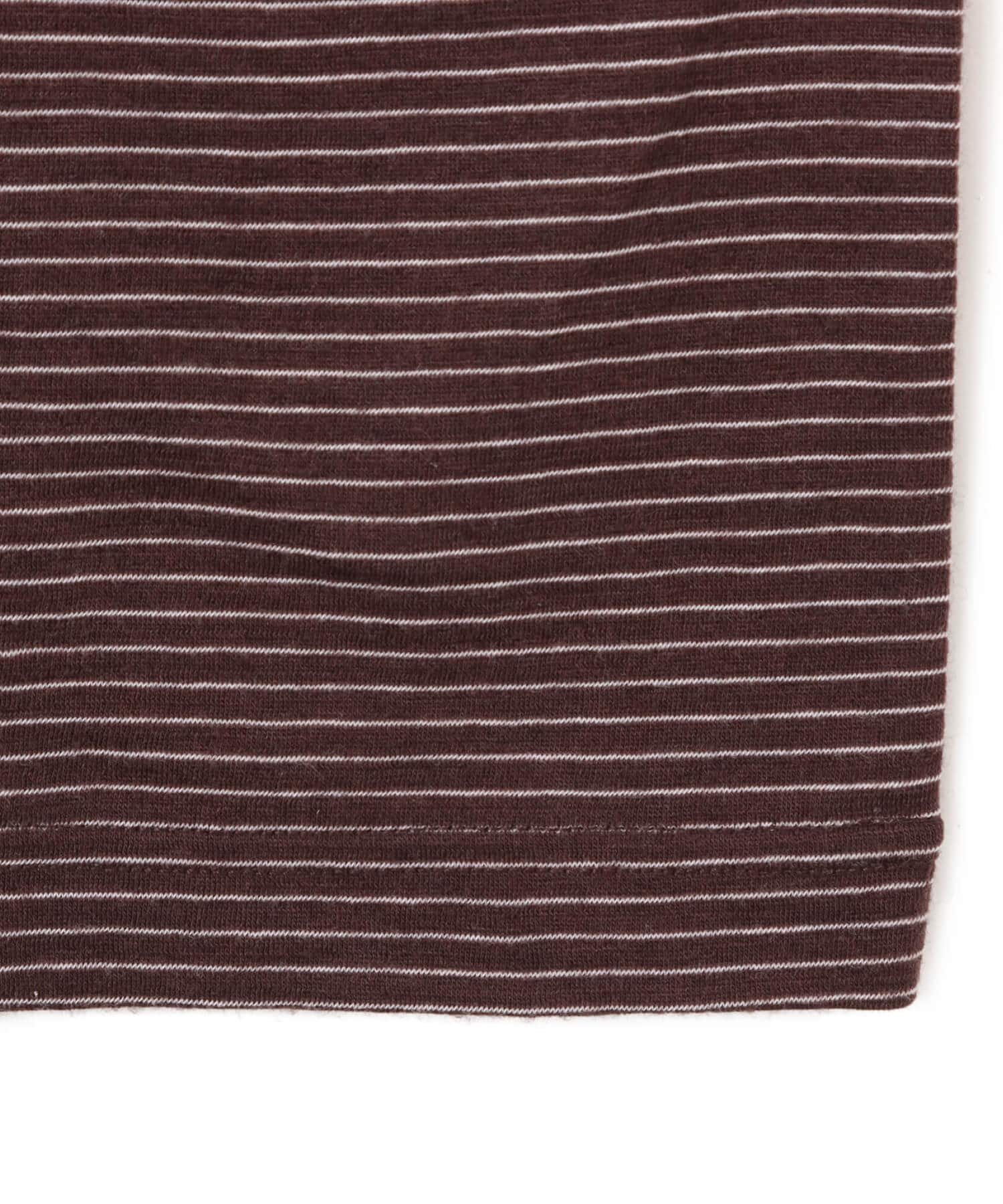 atmos Merino Wool Knit Polo Shirt BROWNの画像
