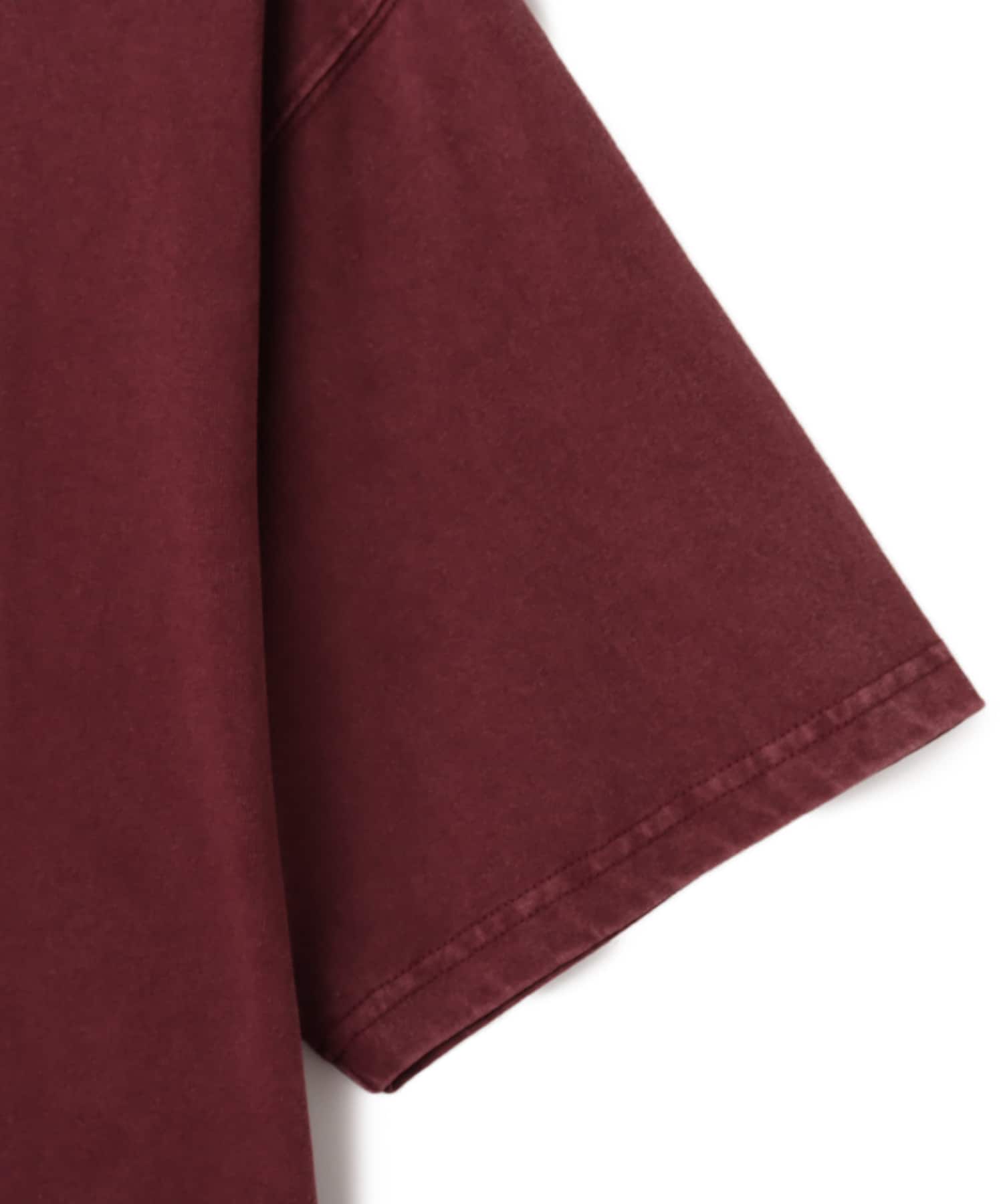 atmos atmosphere Logo T-shirt BURGUNDYの画像