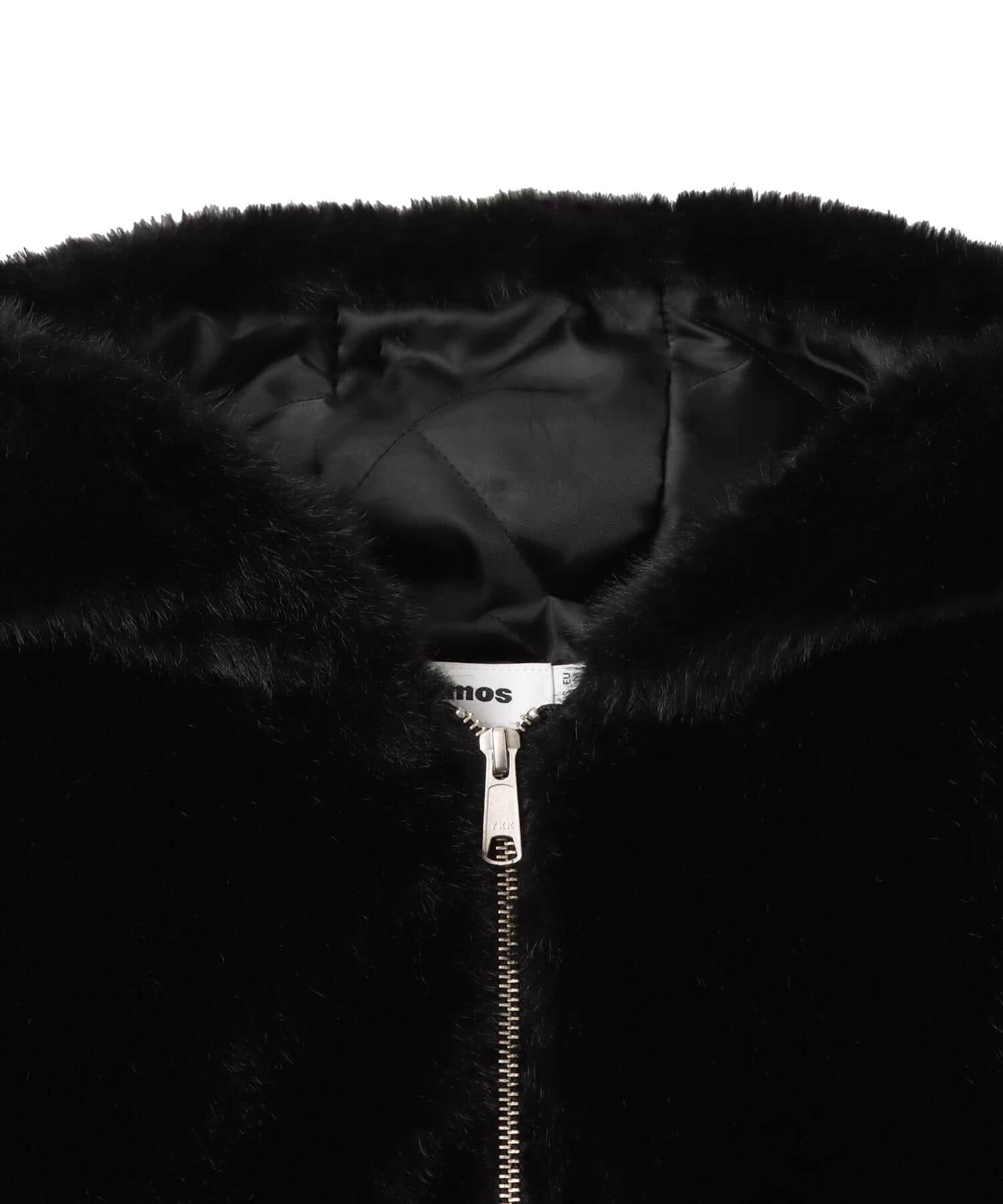 atmos Faux Fur Hoodie Jacket BLACKの画像