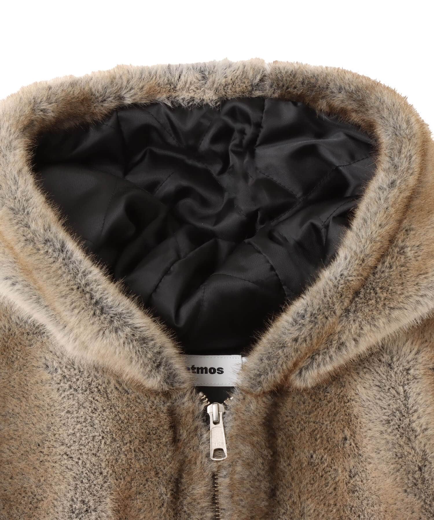 atmos Faux Fur Hoodie Jacket MULTIの画像