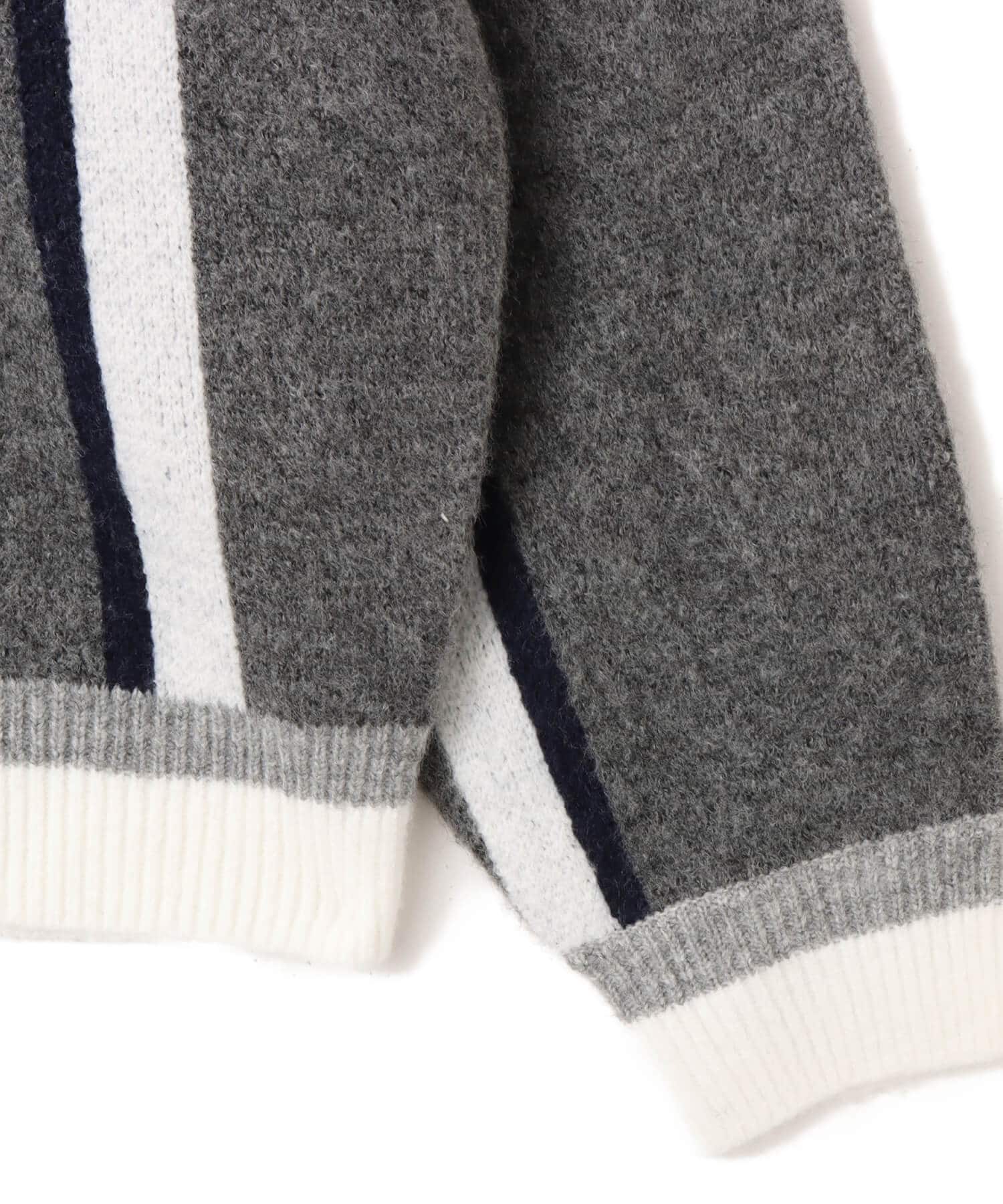 atmos Knit Soccer Polo Shirt GRAYの画像