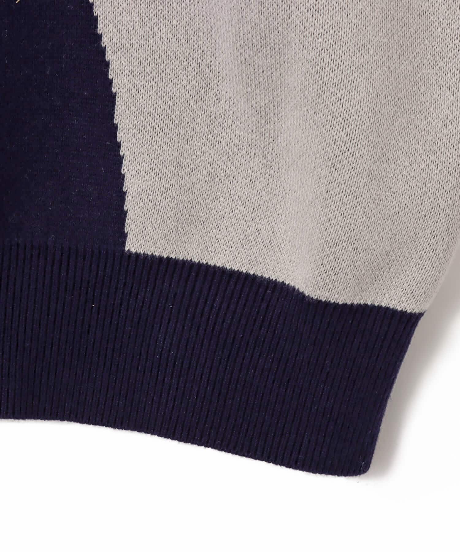 atmos x HONDA Jacquard Knit Sweater NAVYの画像