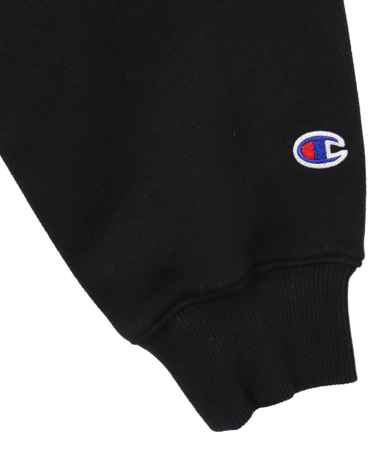 Champion x atmos Super Fleece Hooded Sweatshirt BLACKの画像