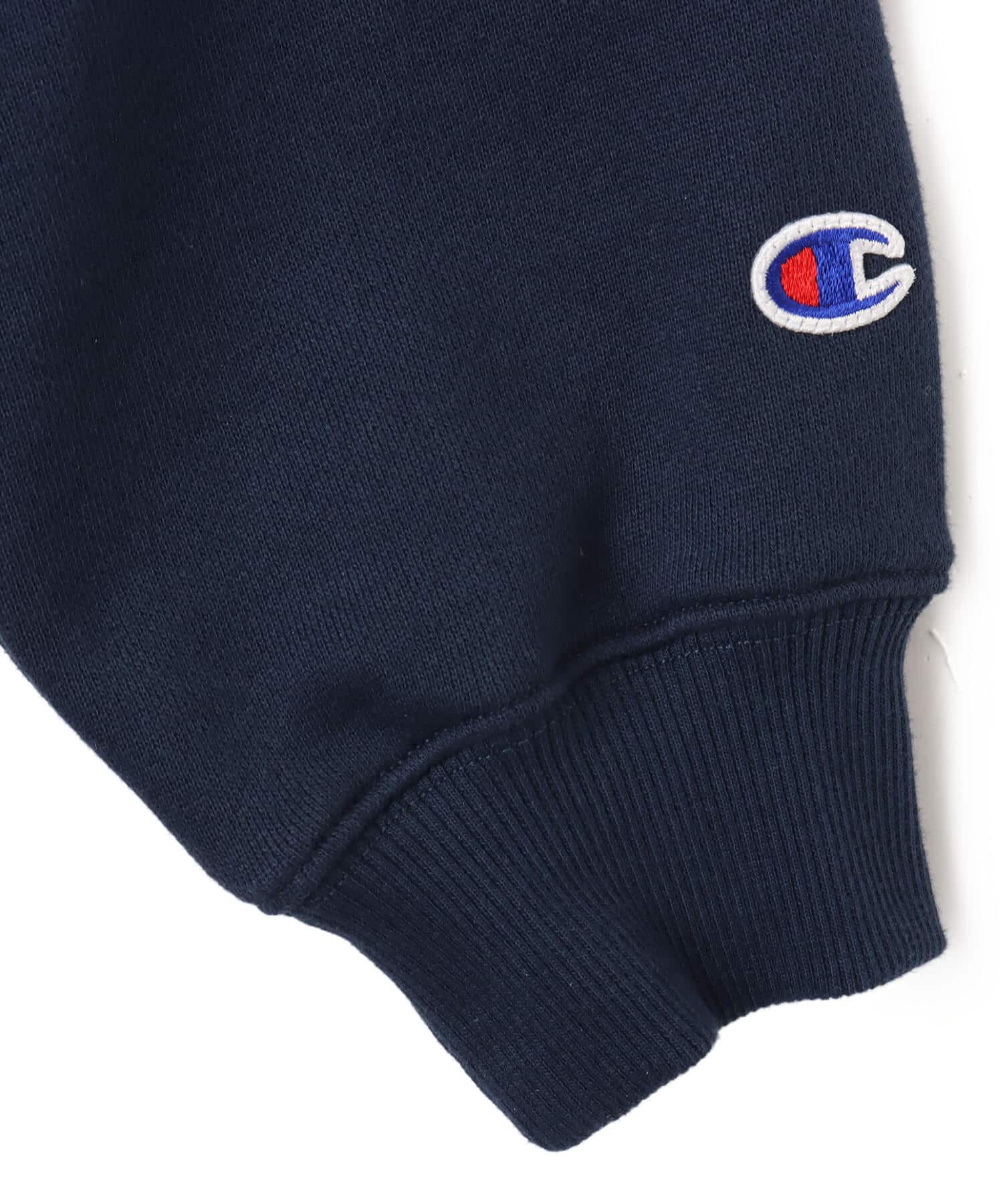 Champion x atmos Super Fleece Hooded Sweatshirt NAVYの画像