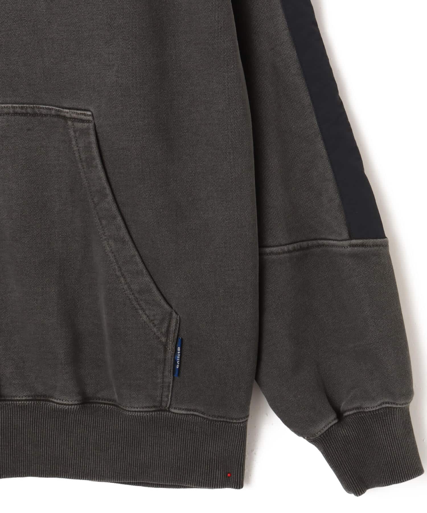 atmos Pigment Half-zip Sweatshirt BLACKの画像