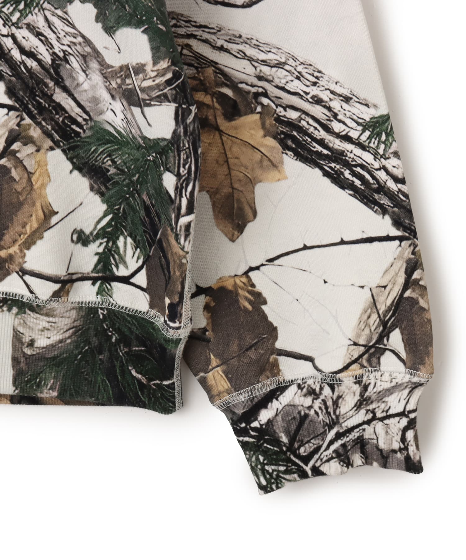 atmos Embroidery Classic Logo Crew Neck Sweatshirt BEIGE CAMOUFLAGEの画像