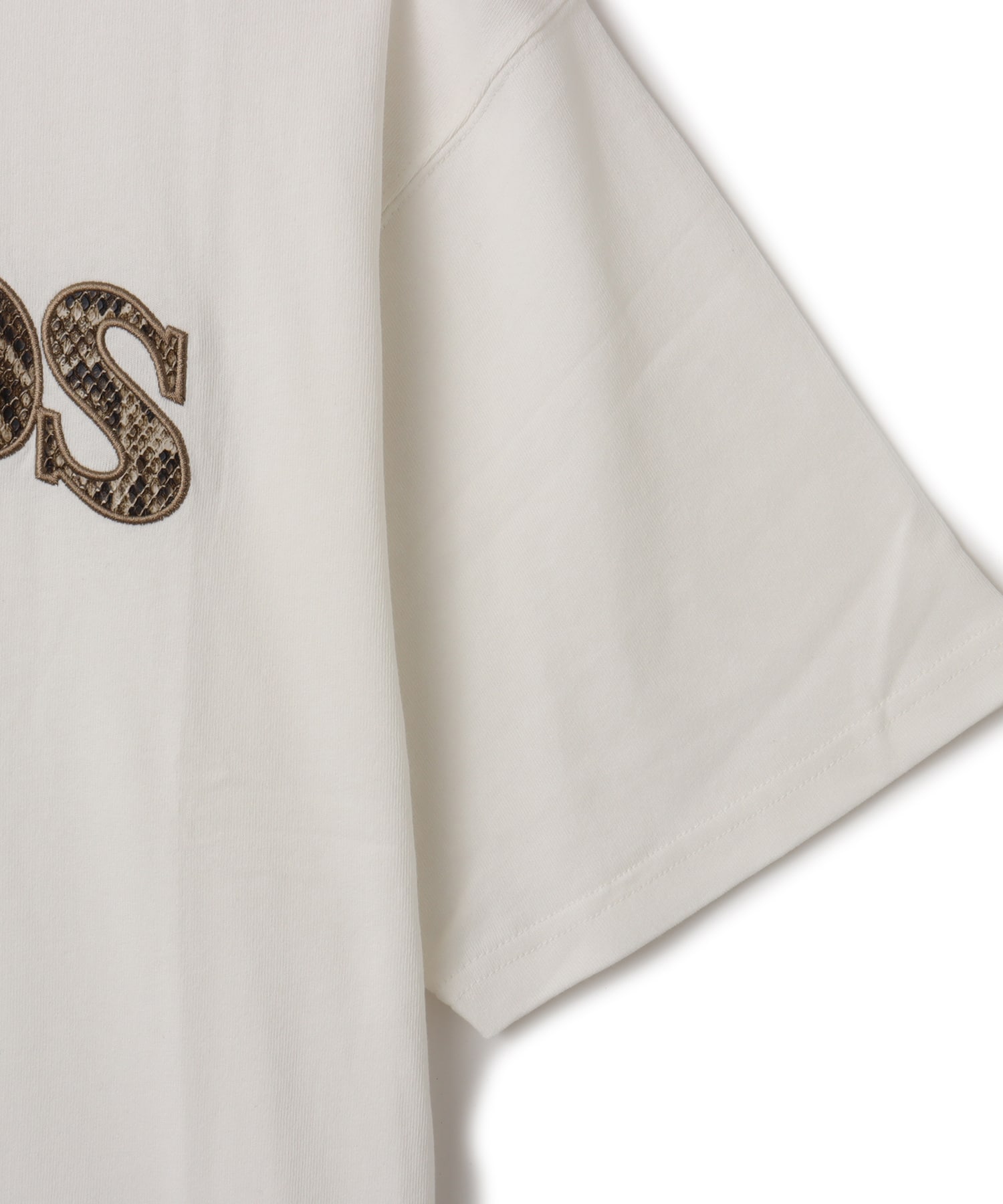 atmos Python Pattern Logo T-shirt WHITEの画像