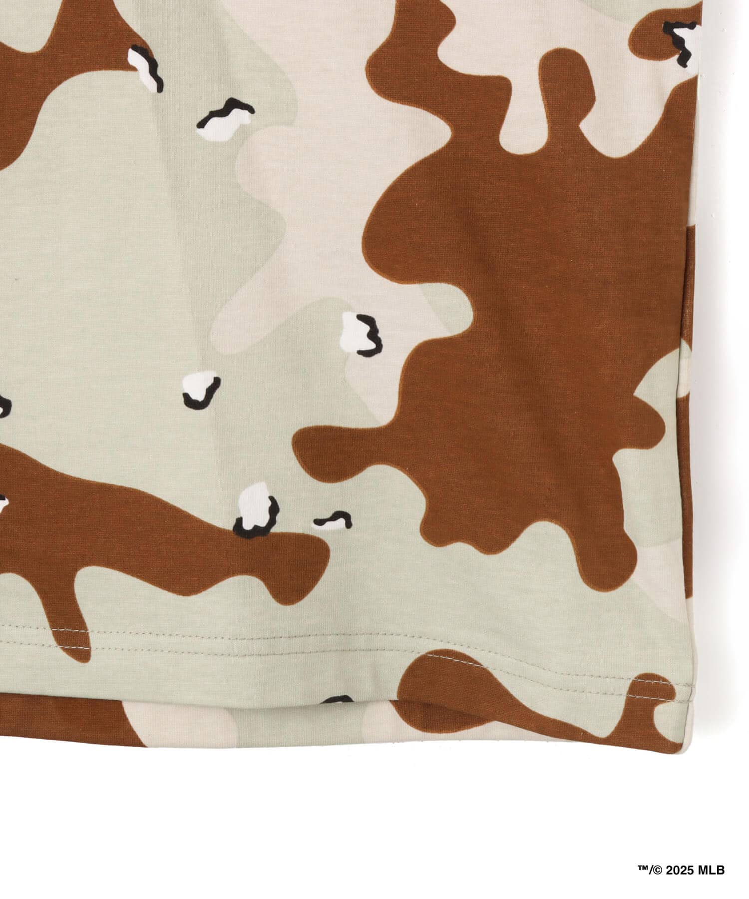 atmos x MLB All Teams Patch SS T-shirt CAMOUFLAGEの画像