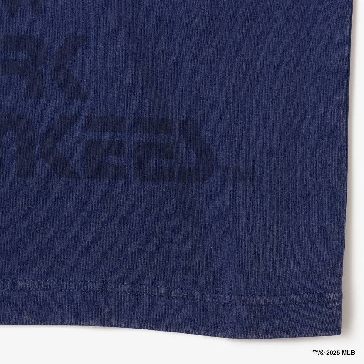 atmos MLB Fade Color Logo T-shirt NAVYの画像